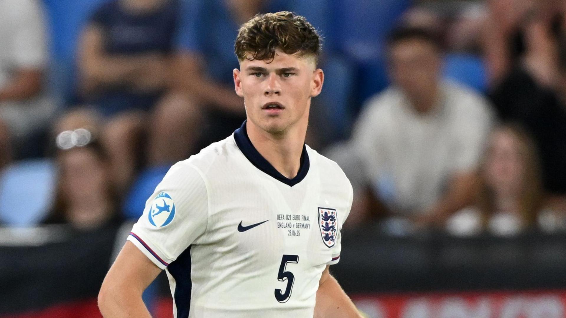 Charlie Cresswell playing for England