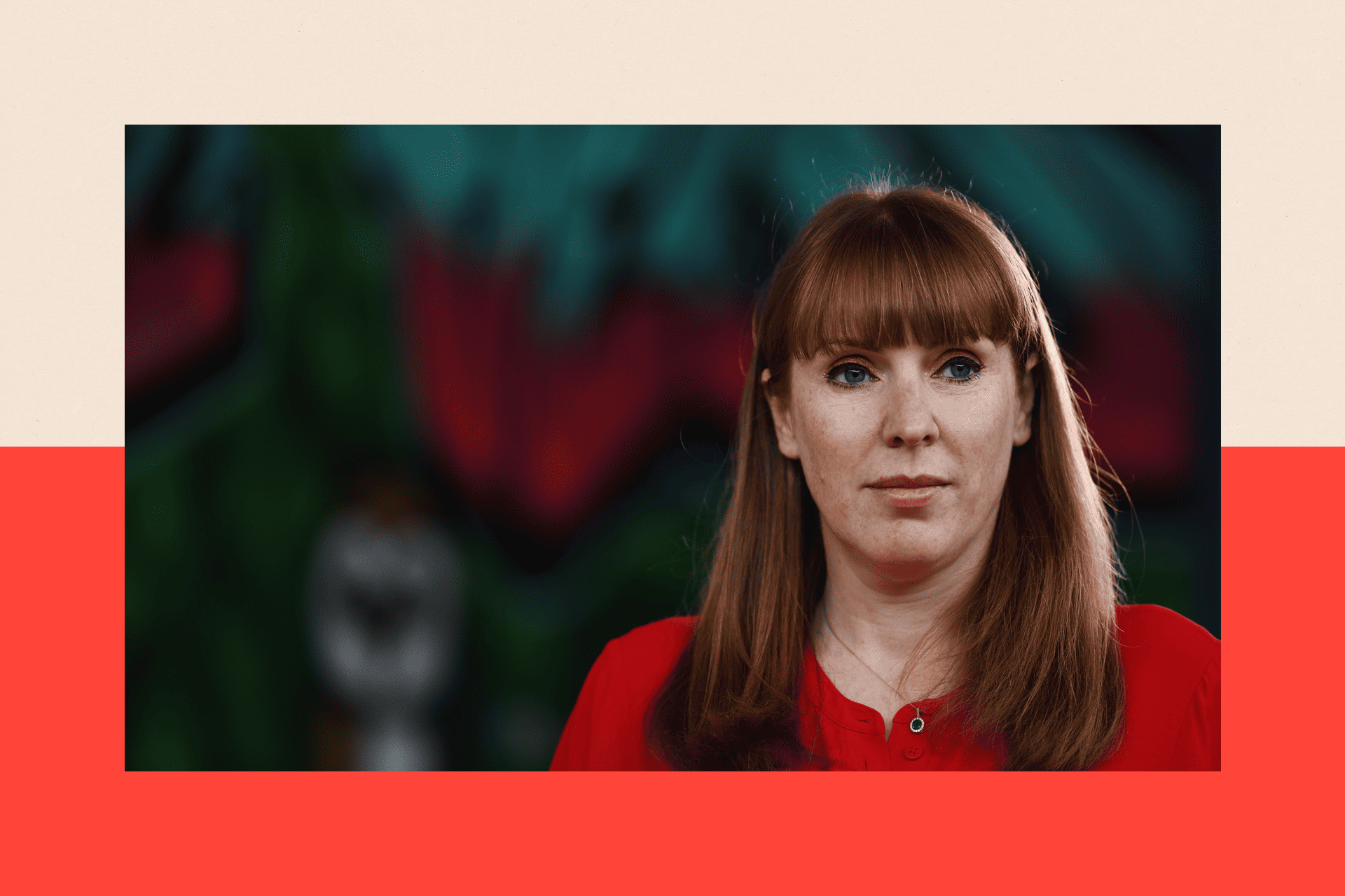 A close of shot of Angela Rayner