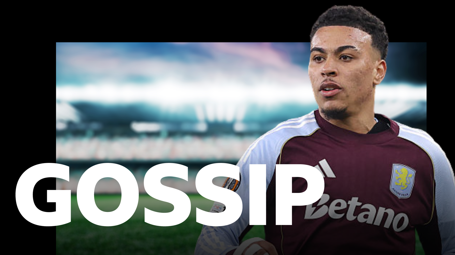 Morgan Rogers on a BBC Sport gossip template