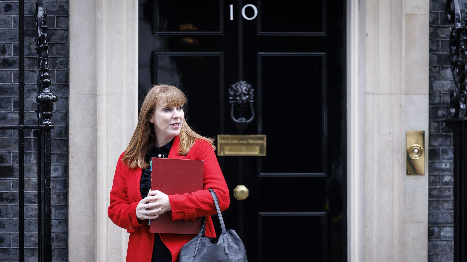 Angela Rayner leaving No 10