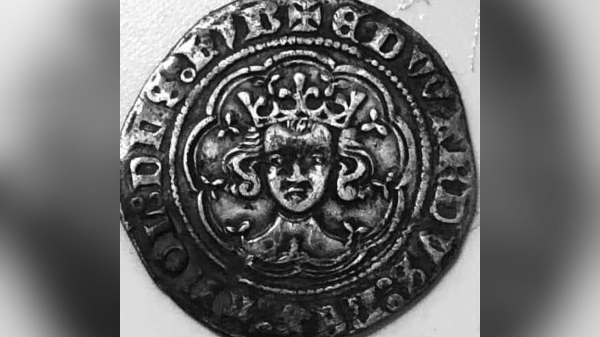 Half a groat silver coin