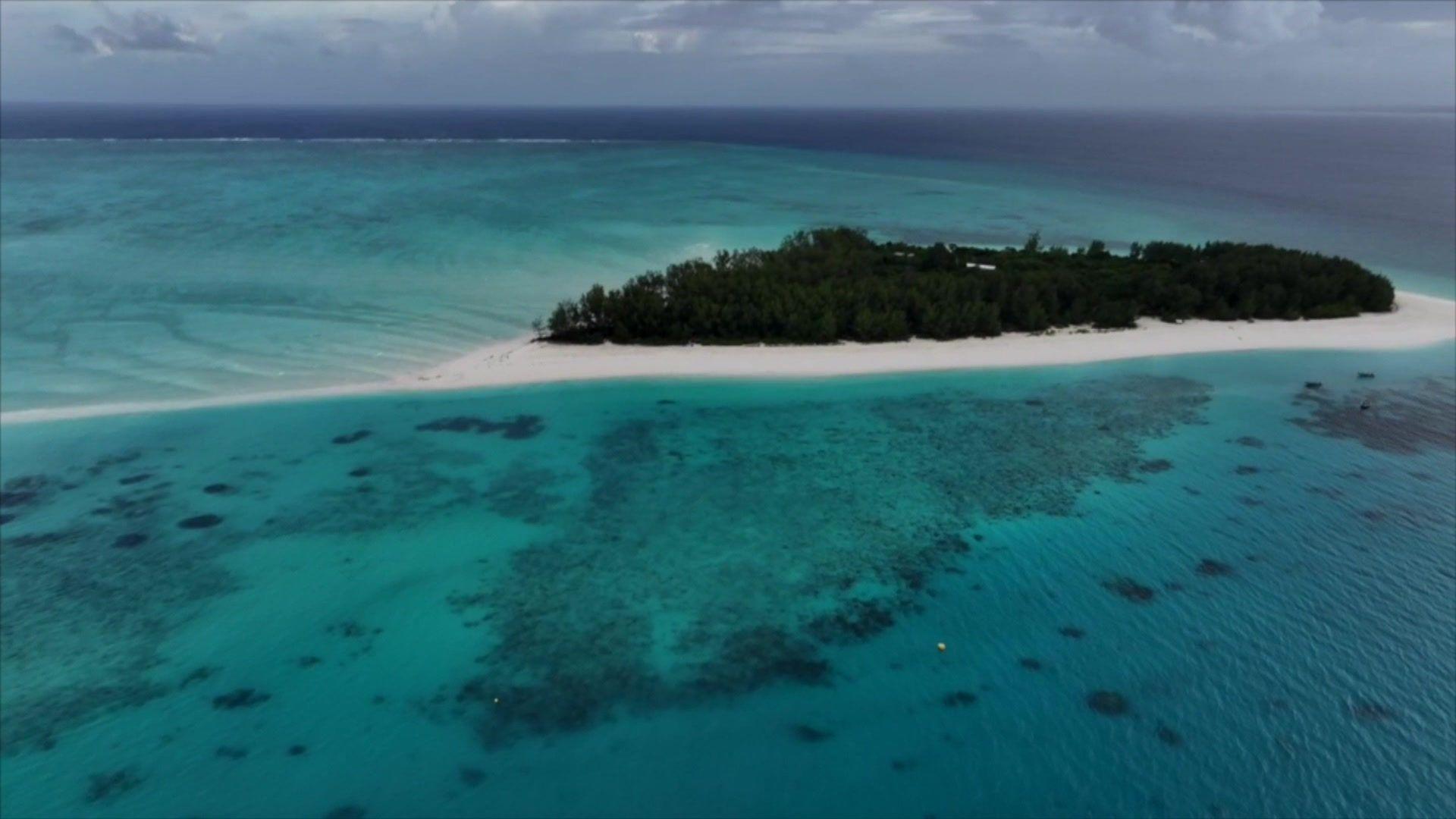 Aerial view of Mnemba