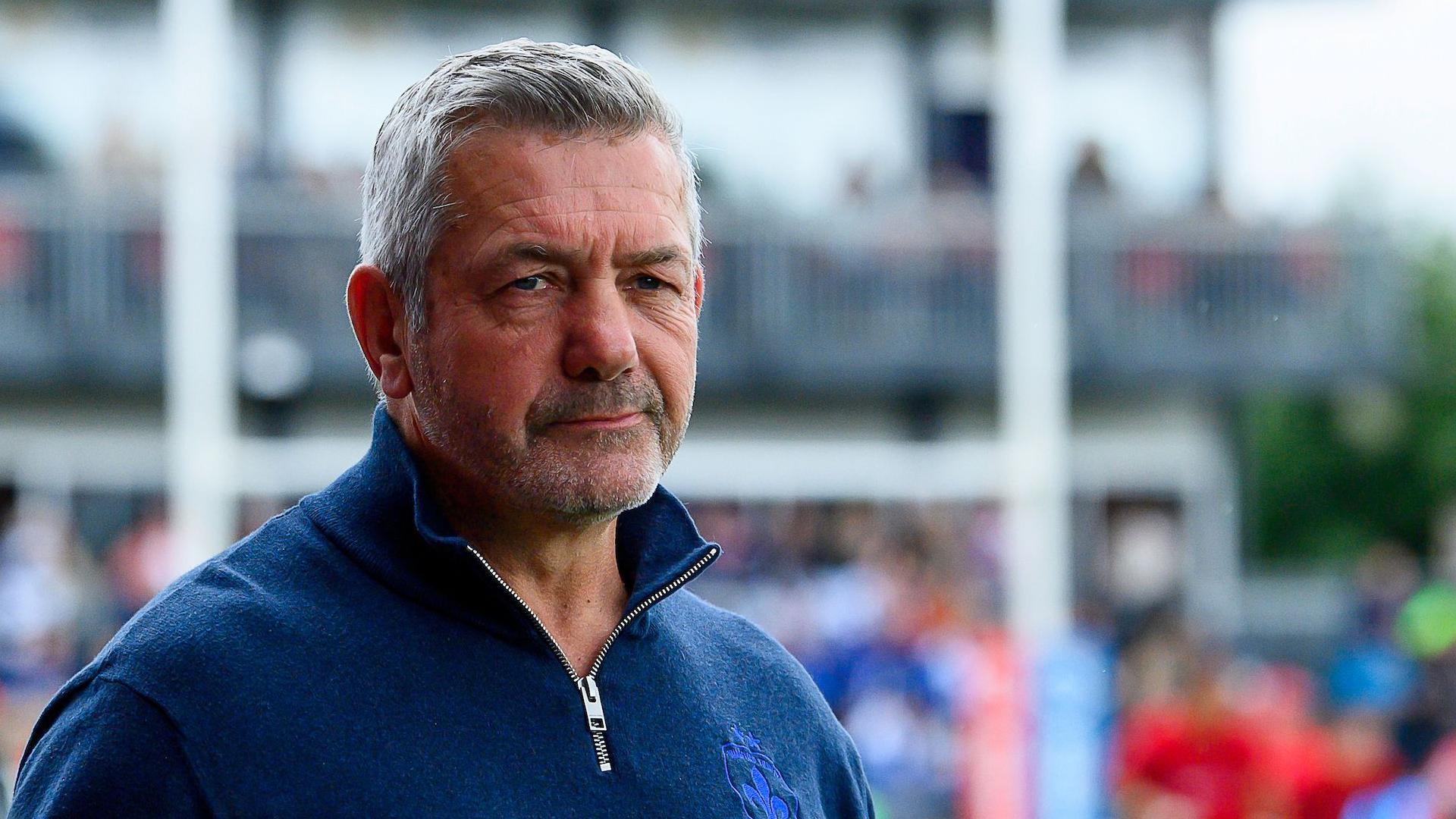 Daryl Powell looks on before Wakefield Trinity's Super League game against Hull KR