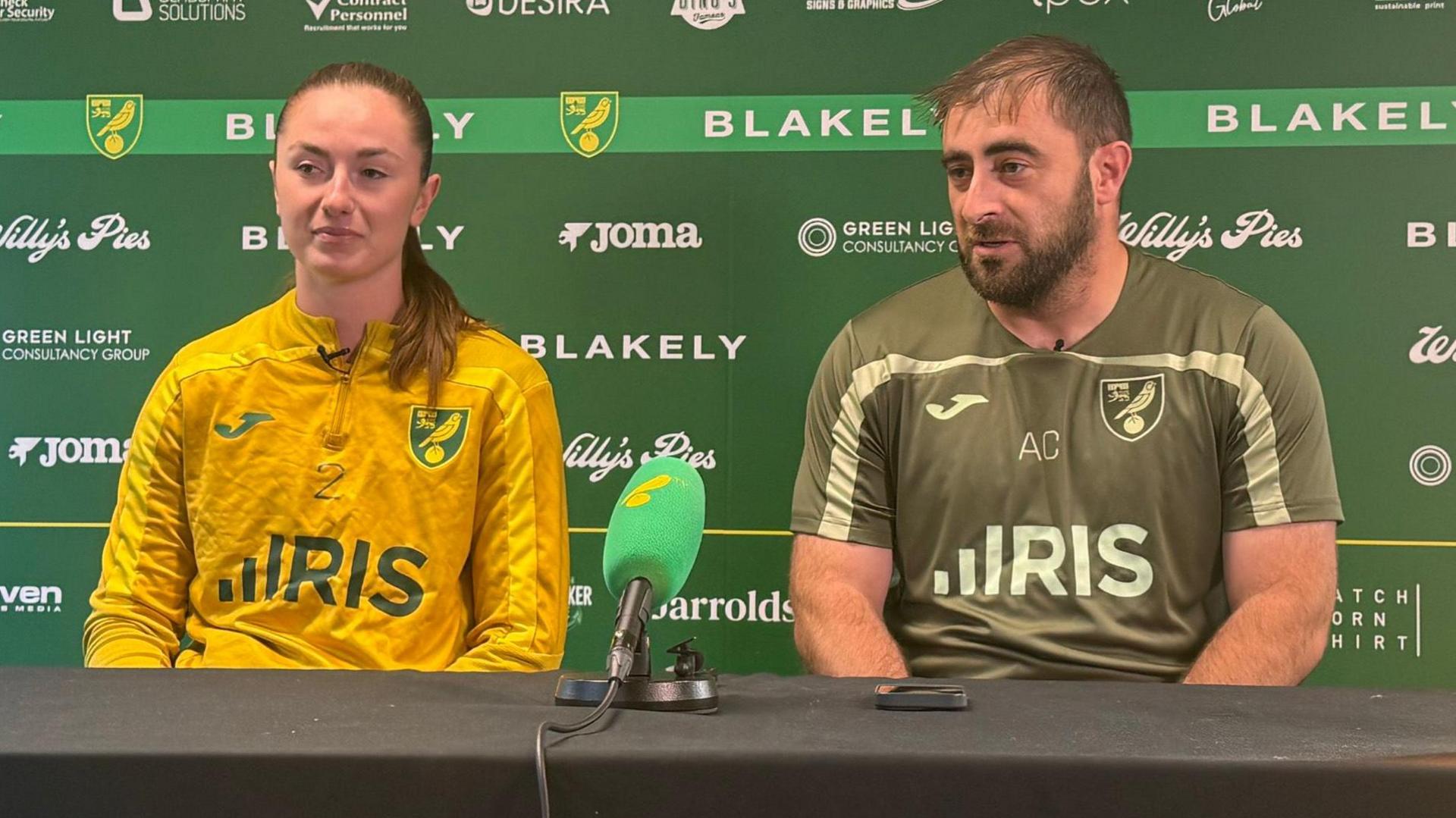 Grace Riglar and Andy Cook 