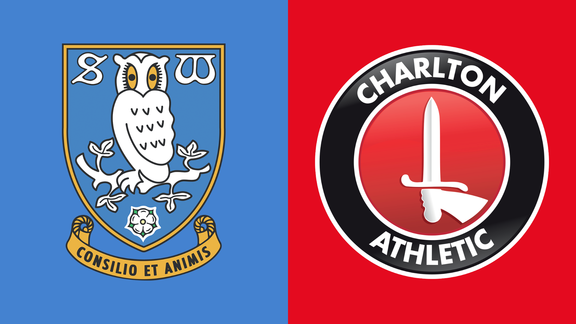 Sheffield Wednesday and Charlton Athletic club badges