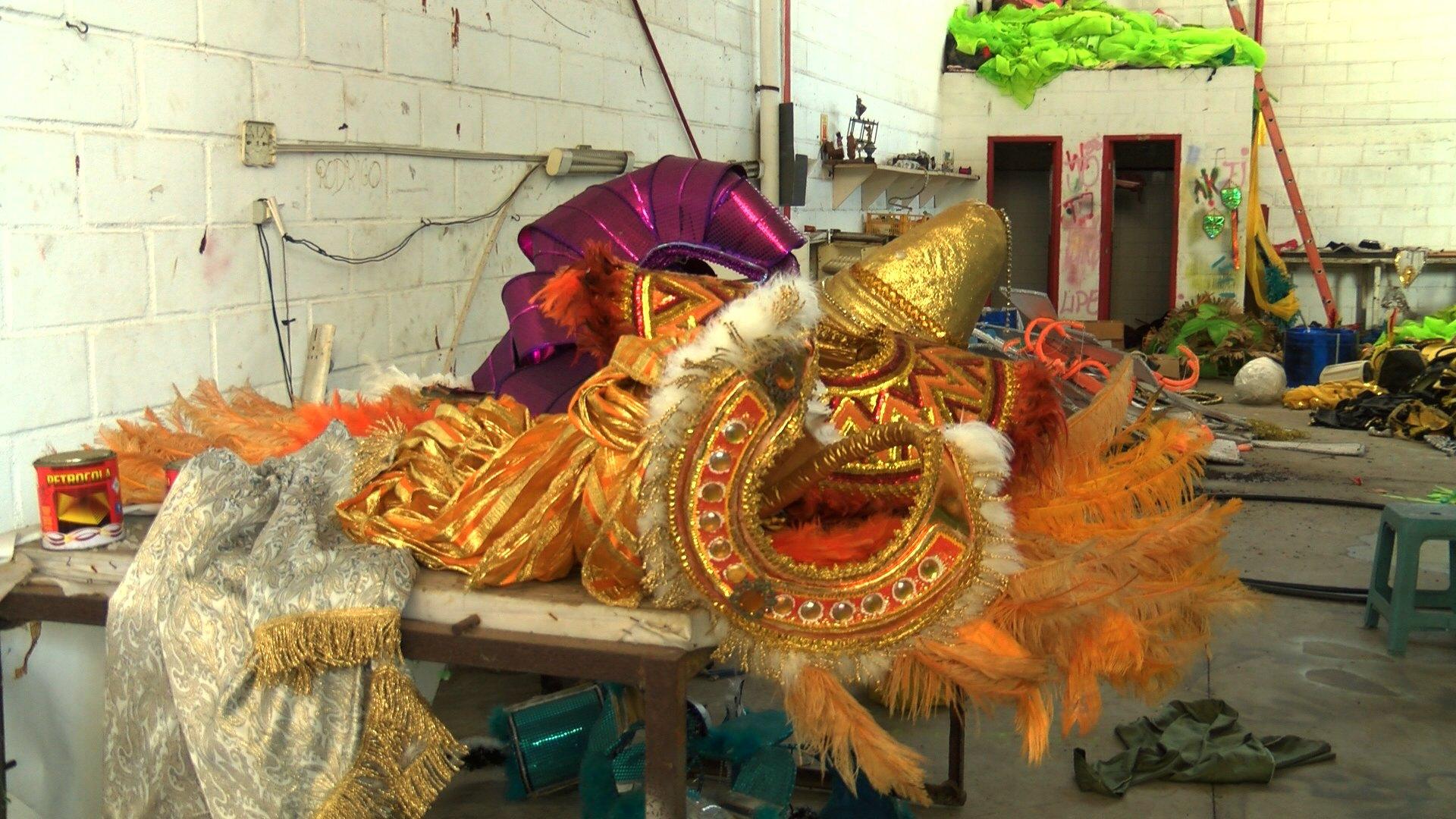 Carnival costumes at Cabo Frio