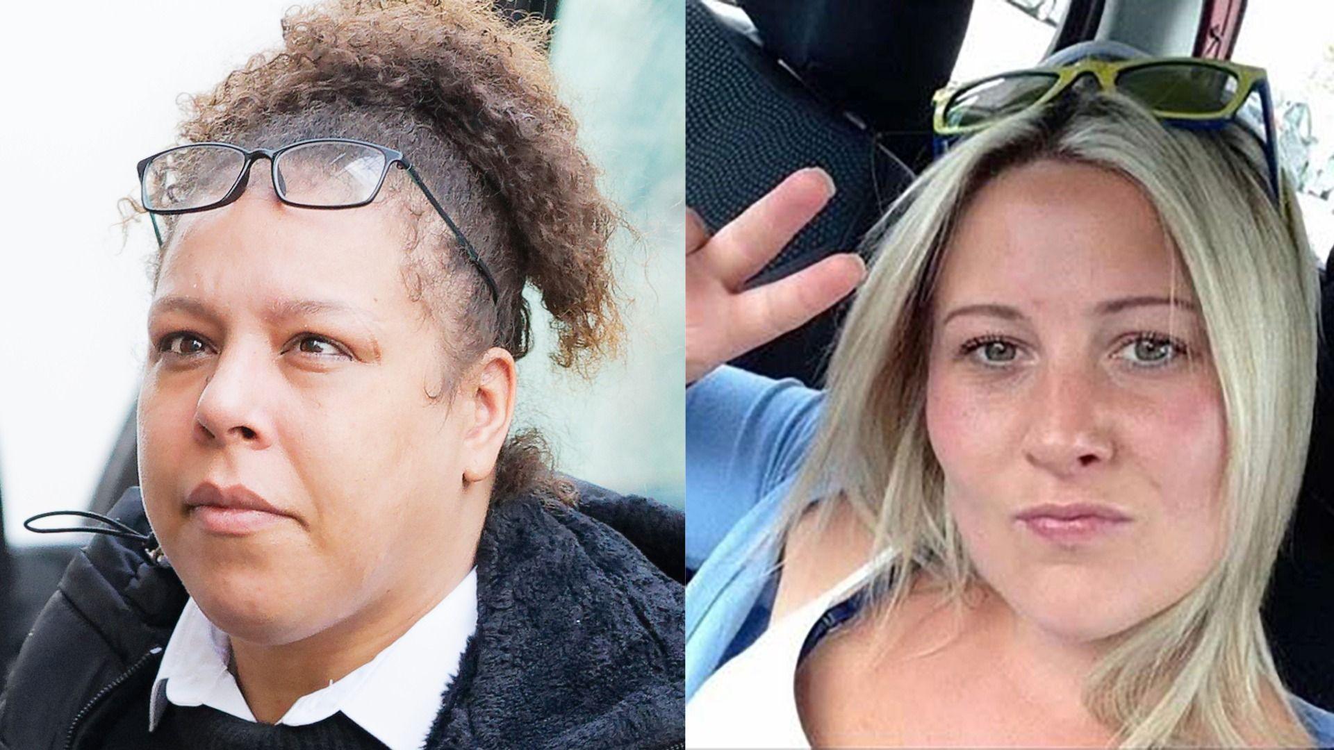 Melissa Quailey-Dashper (chwith) a Joanne Penney (dde)