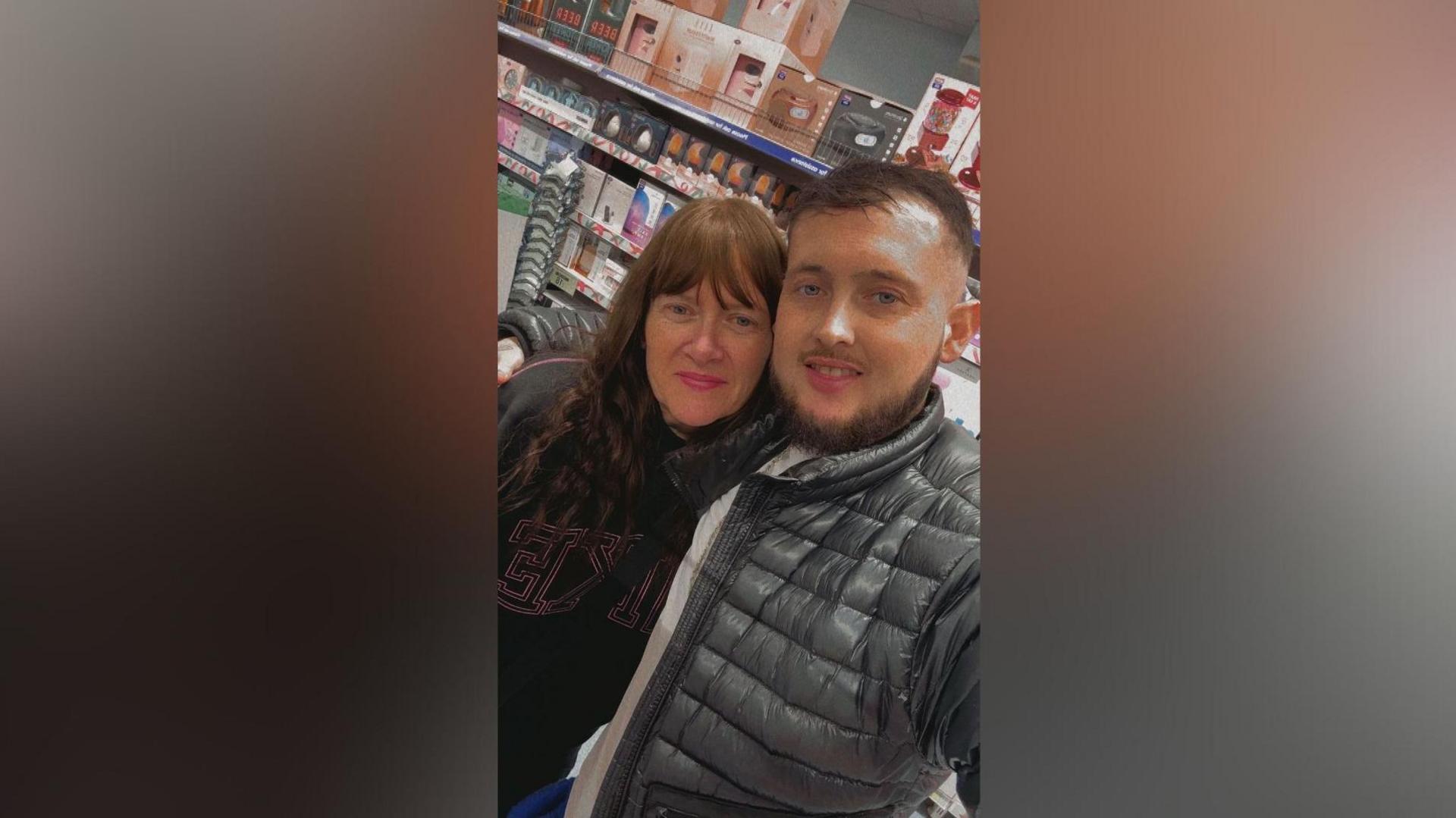 Owen Winter and his mum Mandy Winter