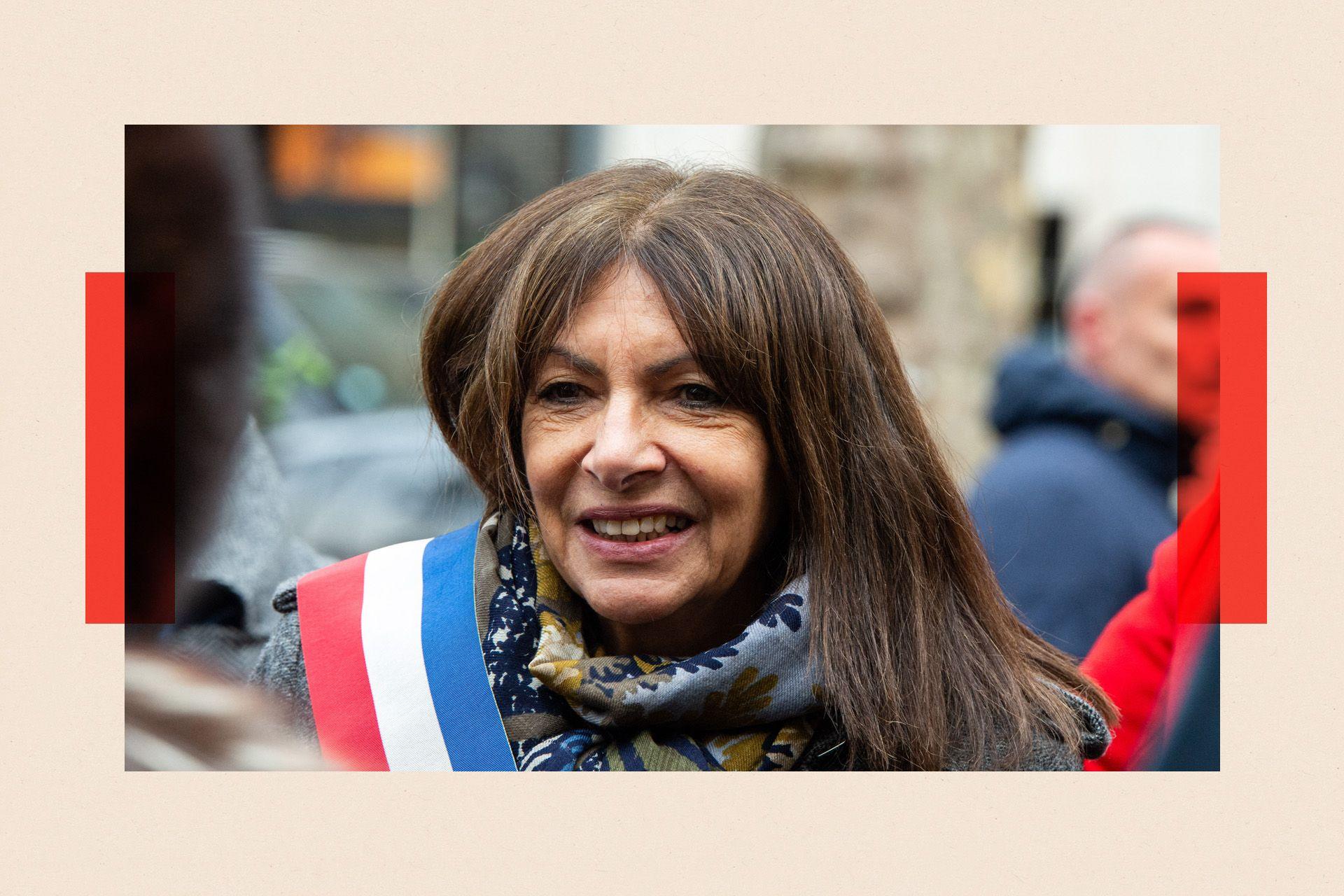 Anne Hidalgo, Mayor of Paris, in Paris, France