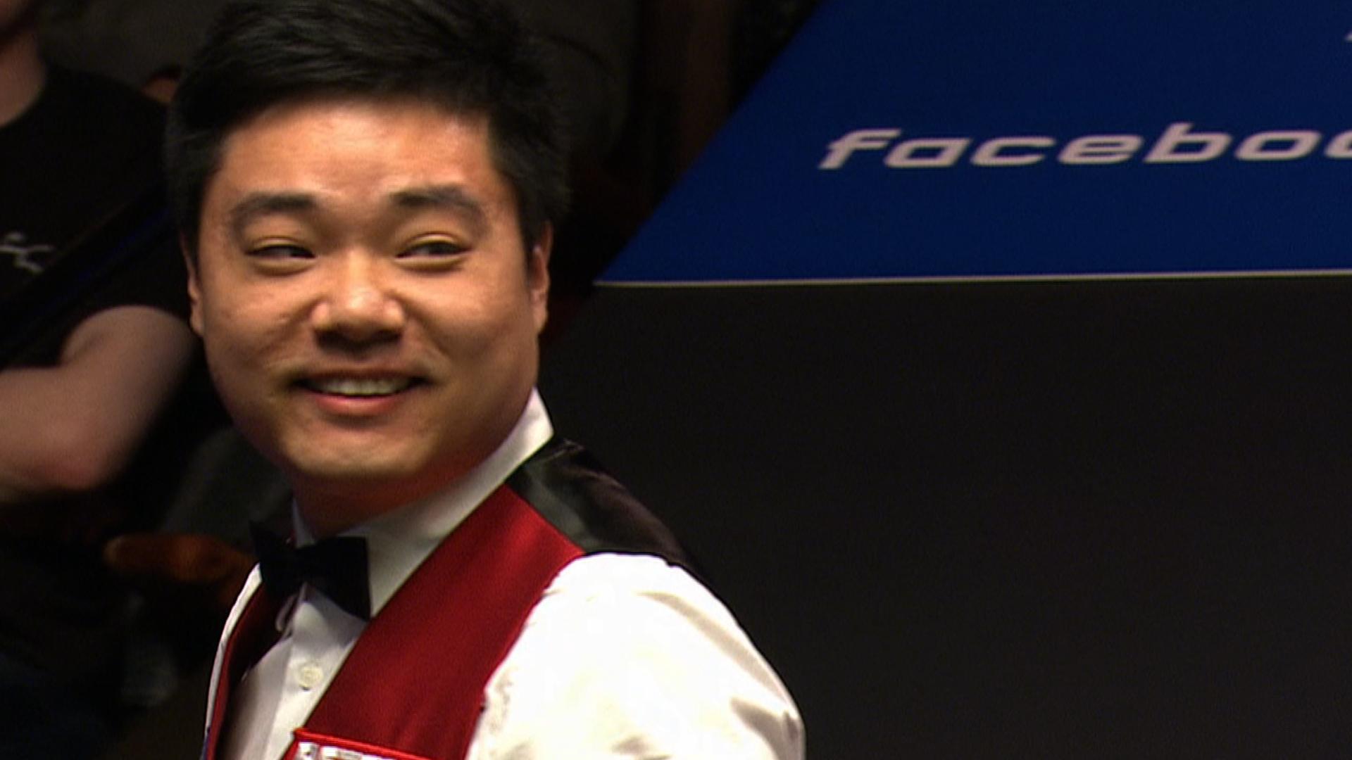 Ding Junhui at the 2016 World Snooker Championship