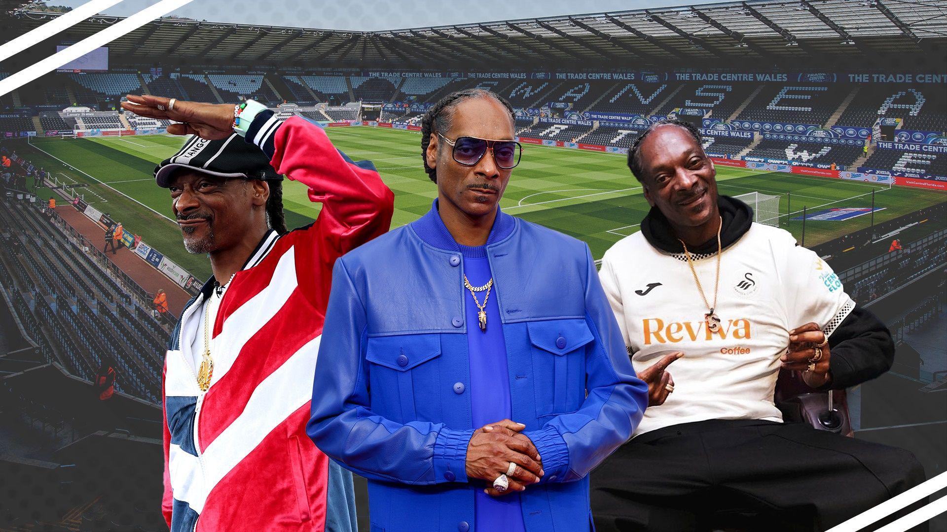 Images Snoop Dogg and nan Swansea.com Stadium 