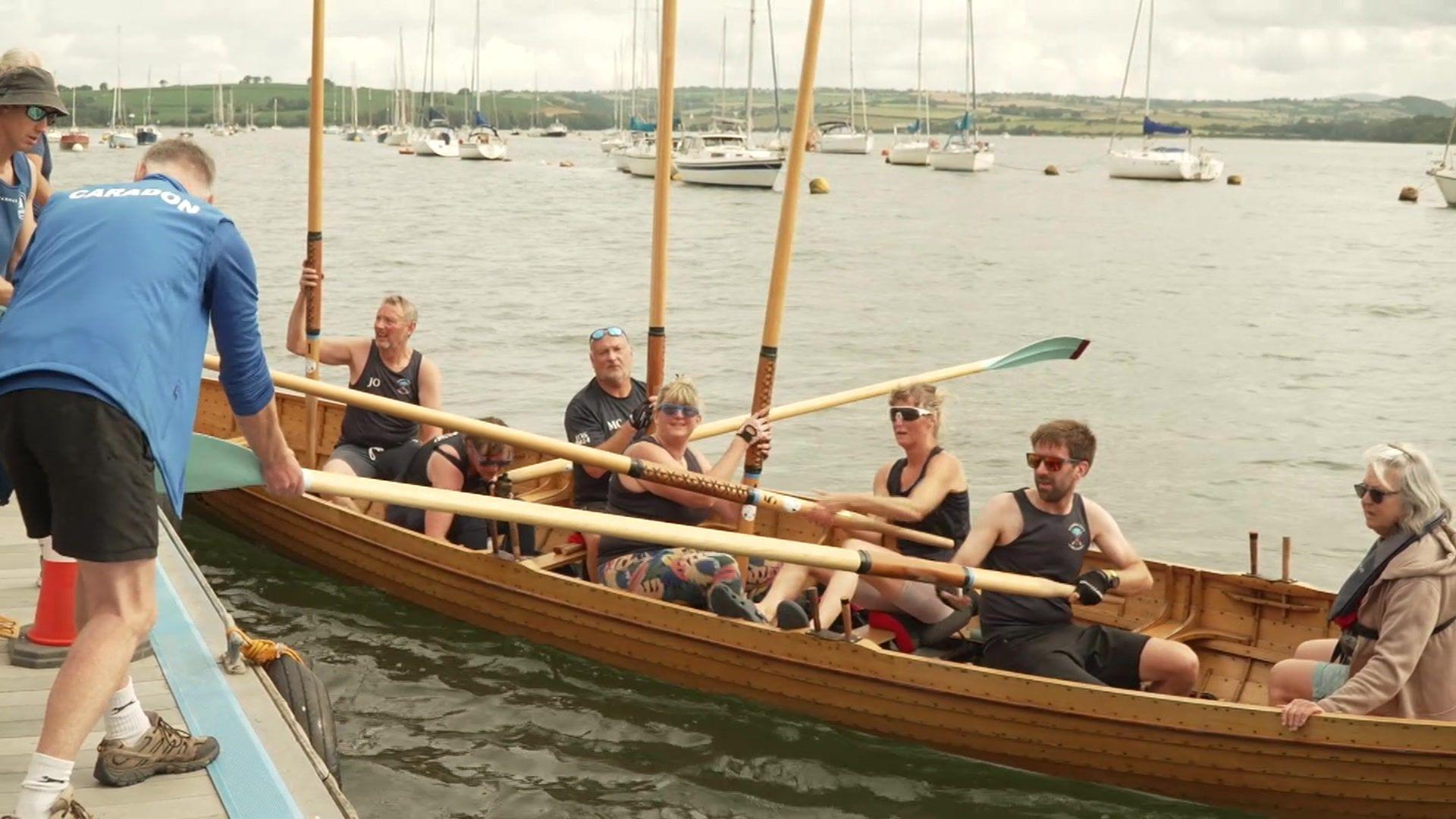 Rowers in Saltash