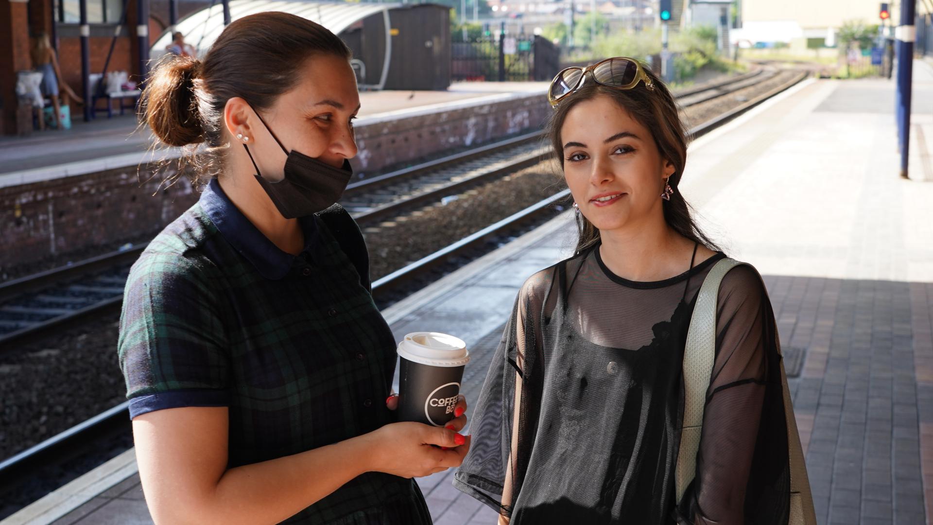 Samantha and her sister Adriana Dombrovska