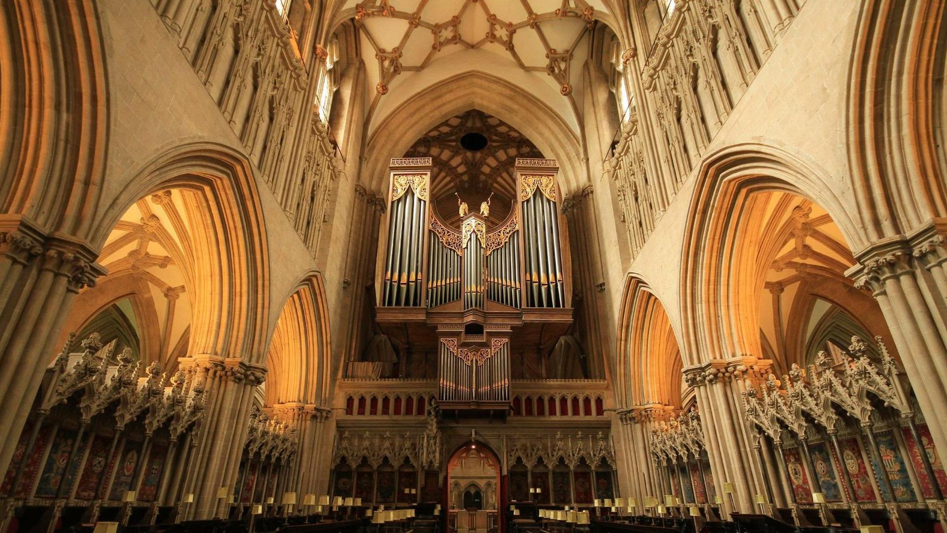 Inside cathedral