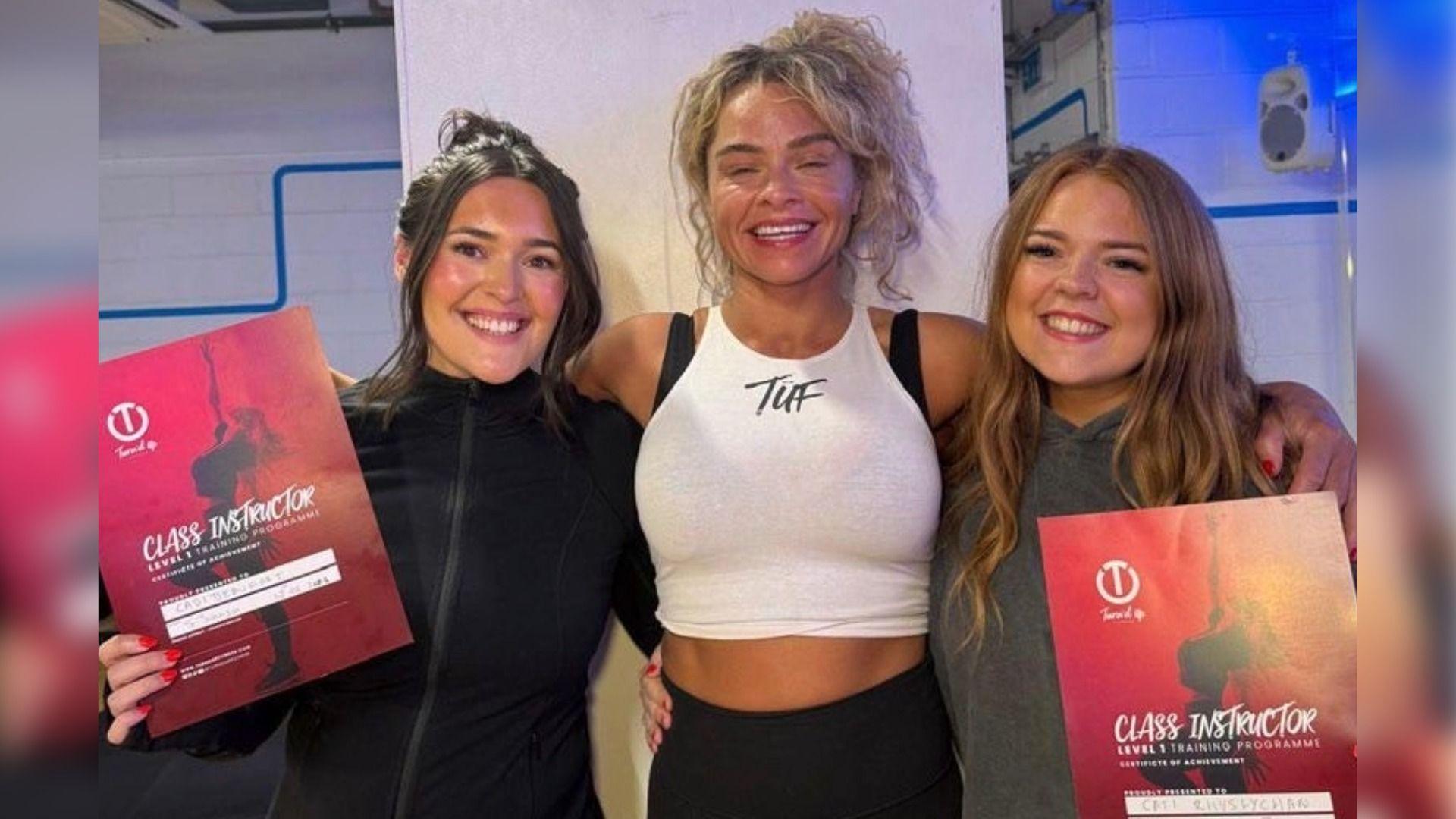 O'r chwith, Cadi Beauford, Shekira Johnson a Cati Rhys