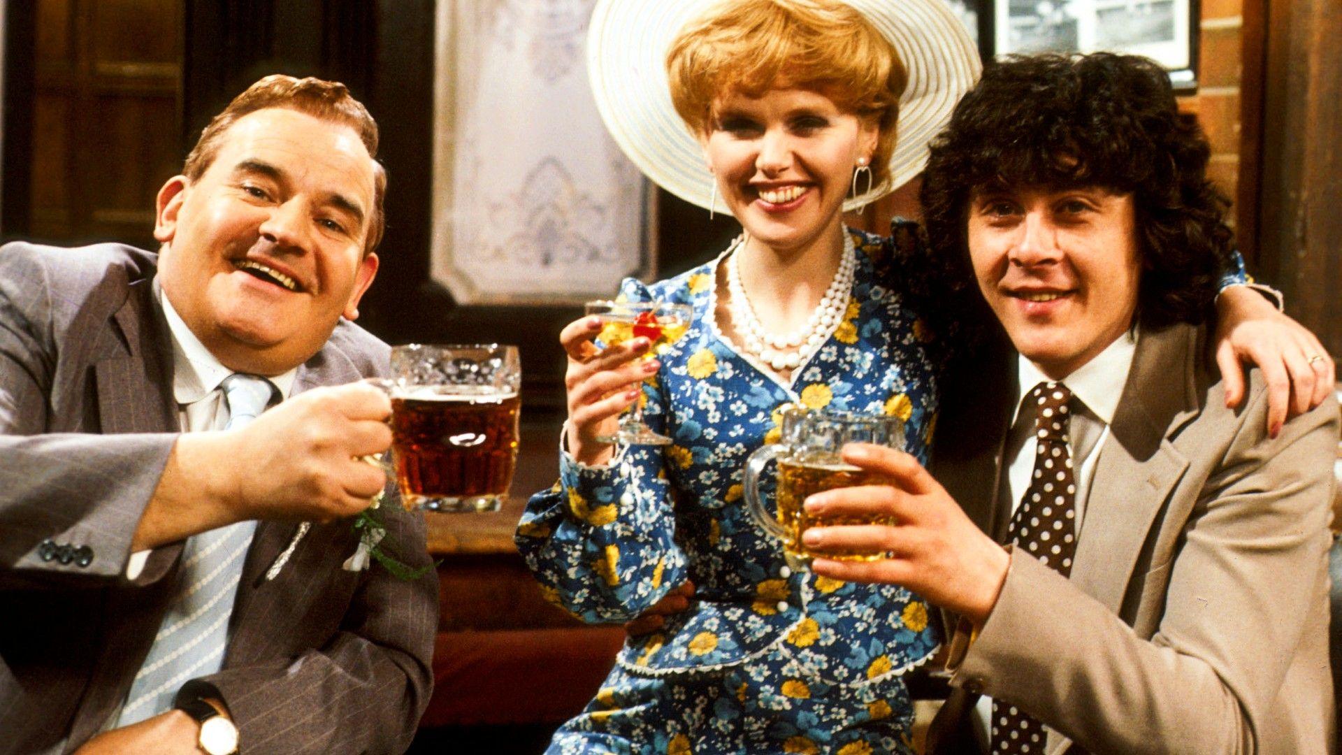 Ronnie Barker, Patricia Brake and Richard Beckinsale