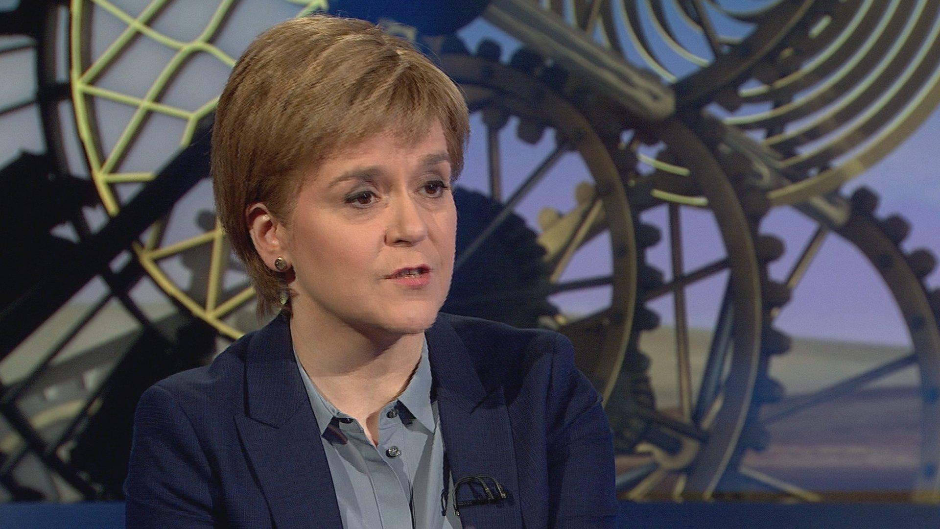 Nicola Sturgeon on Sunday Politics Scotland