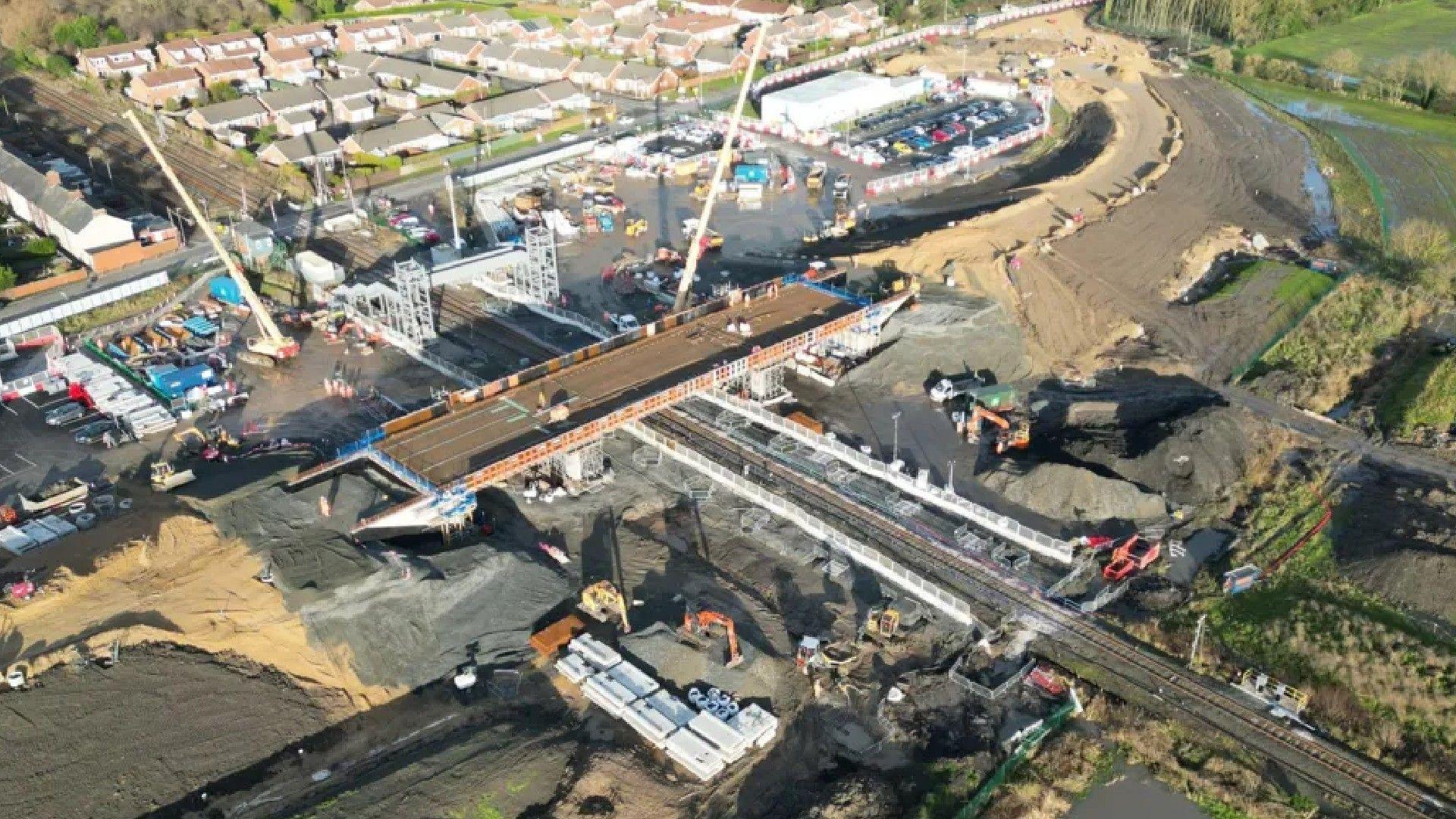 Bird's eye view of the Northumberland Line