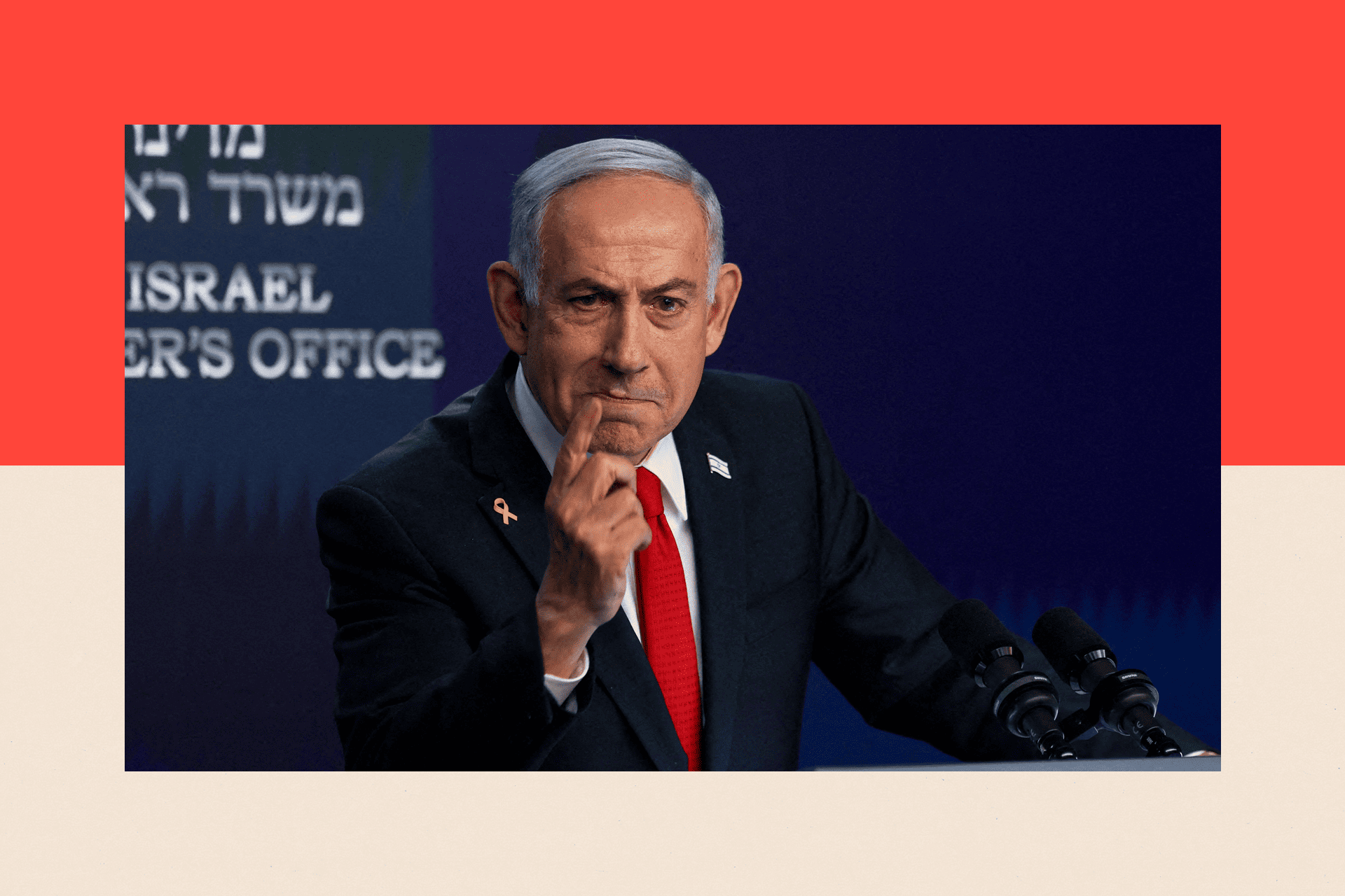Israeli Prime Minister Benjamin Netanyahu speaks during a press conference