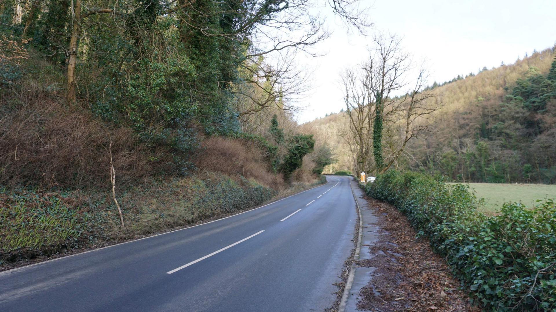 A3 road at Glen Helen