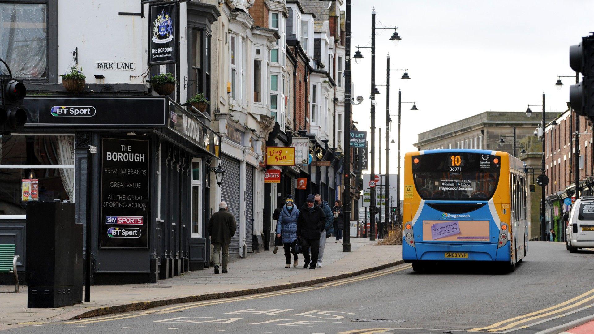 Sunderland, bus, bus lane, Holmeside, cameras