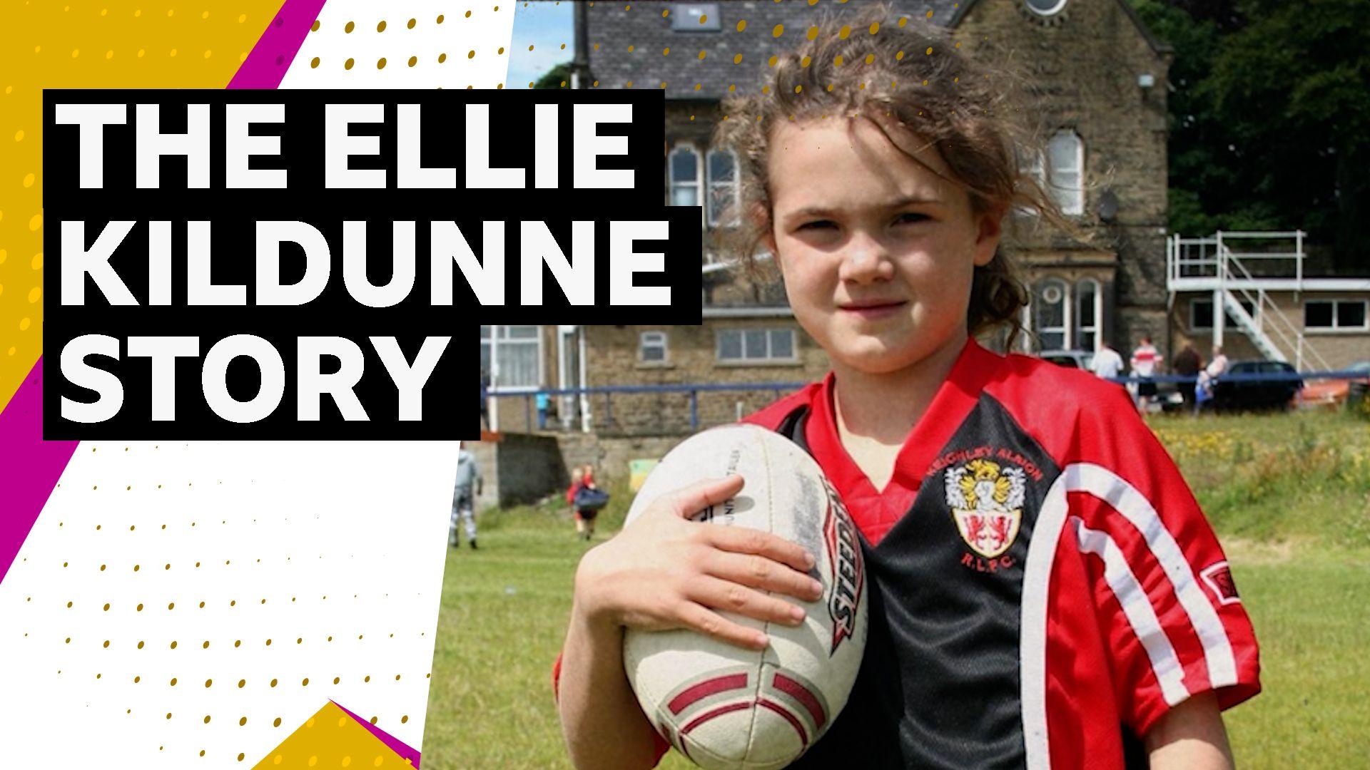 A young Ellie Kildunne