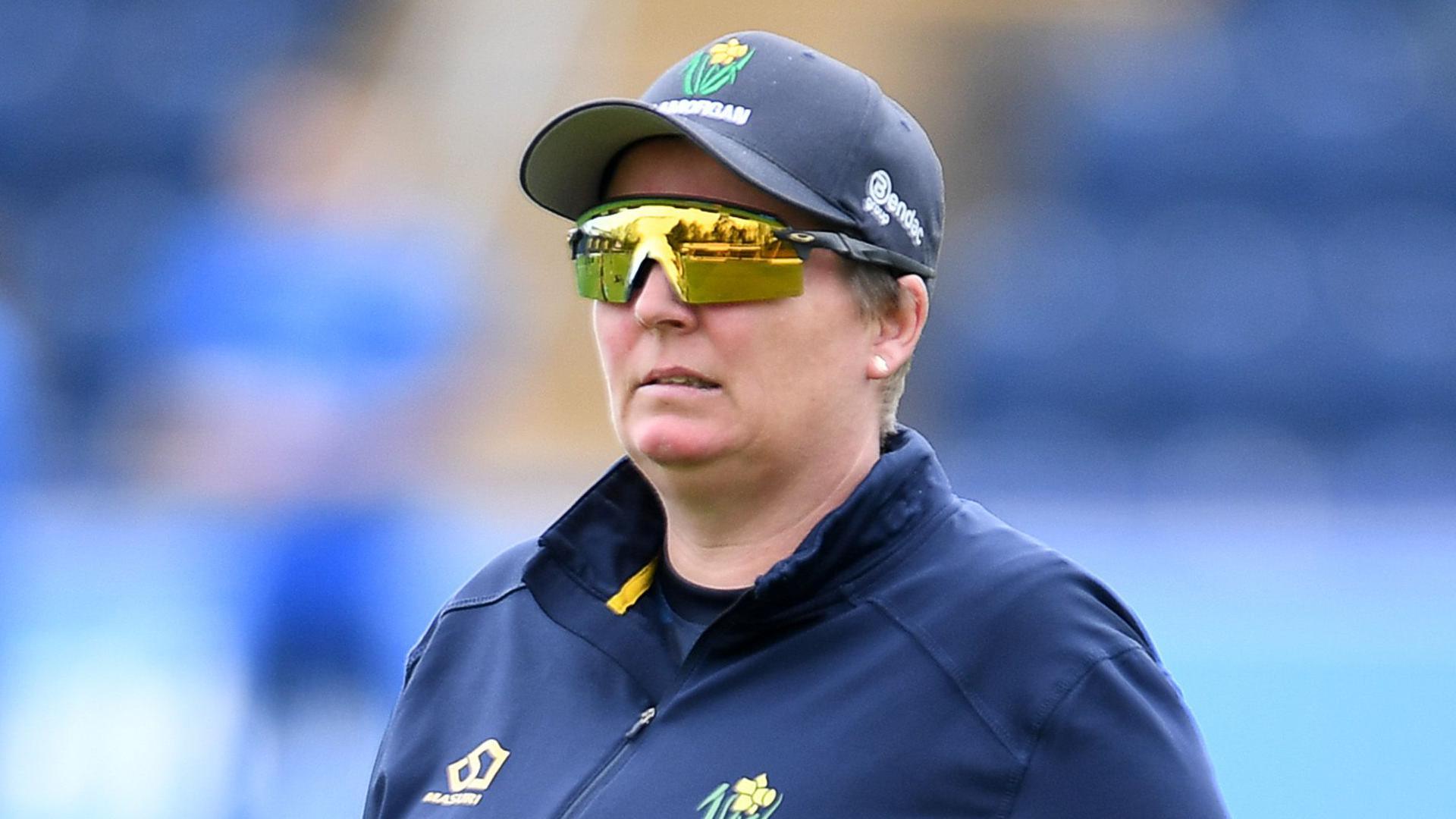Glamorgan Women head coach Rachel Priest at a One Day Cup match