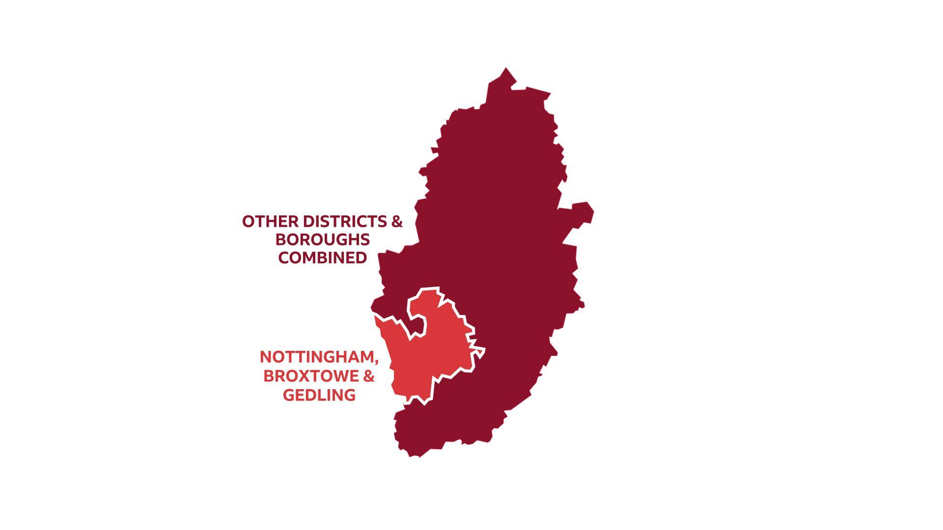 Map of council areas