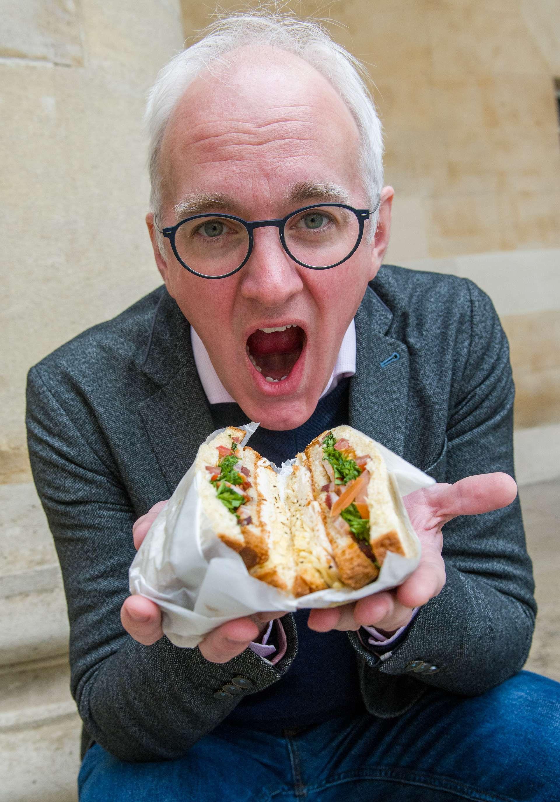I tried the Gail's 'saltiest' sandwich in the UK - BBC News