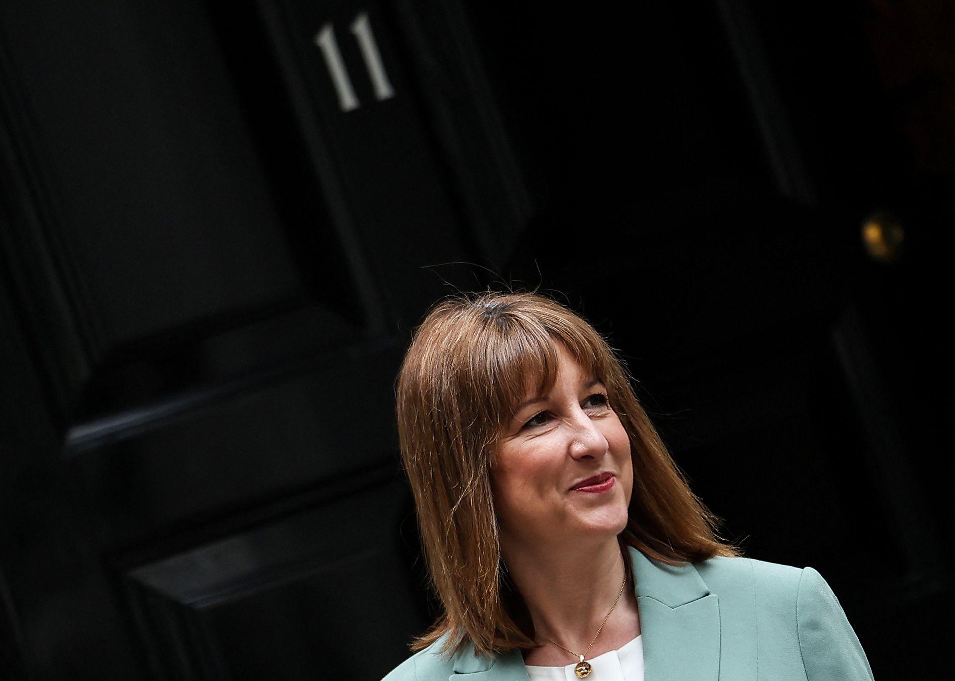 Britain's Chancellor of the Exchequer Rachel Reeves leaves from 11 Downing Street in central London, on June 11, 2025, before heading to Parliament to present her Spending Review. 
