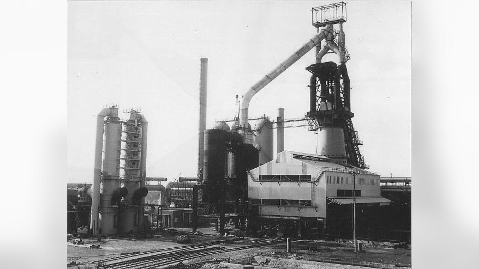 Blast Furnace 5 pictured in 1958