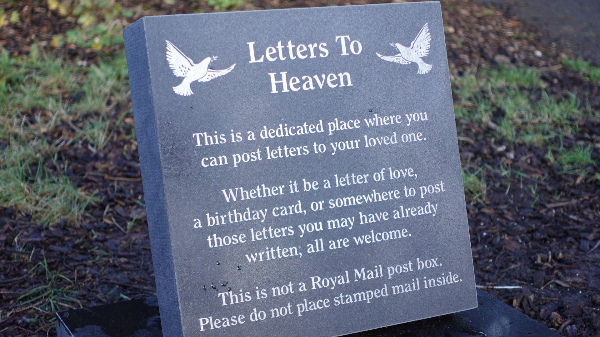 An image of a memorial stone at Church Gresley Cemetery