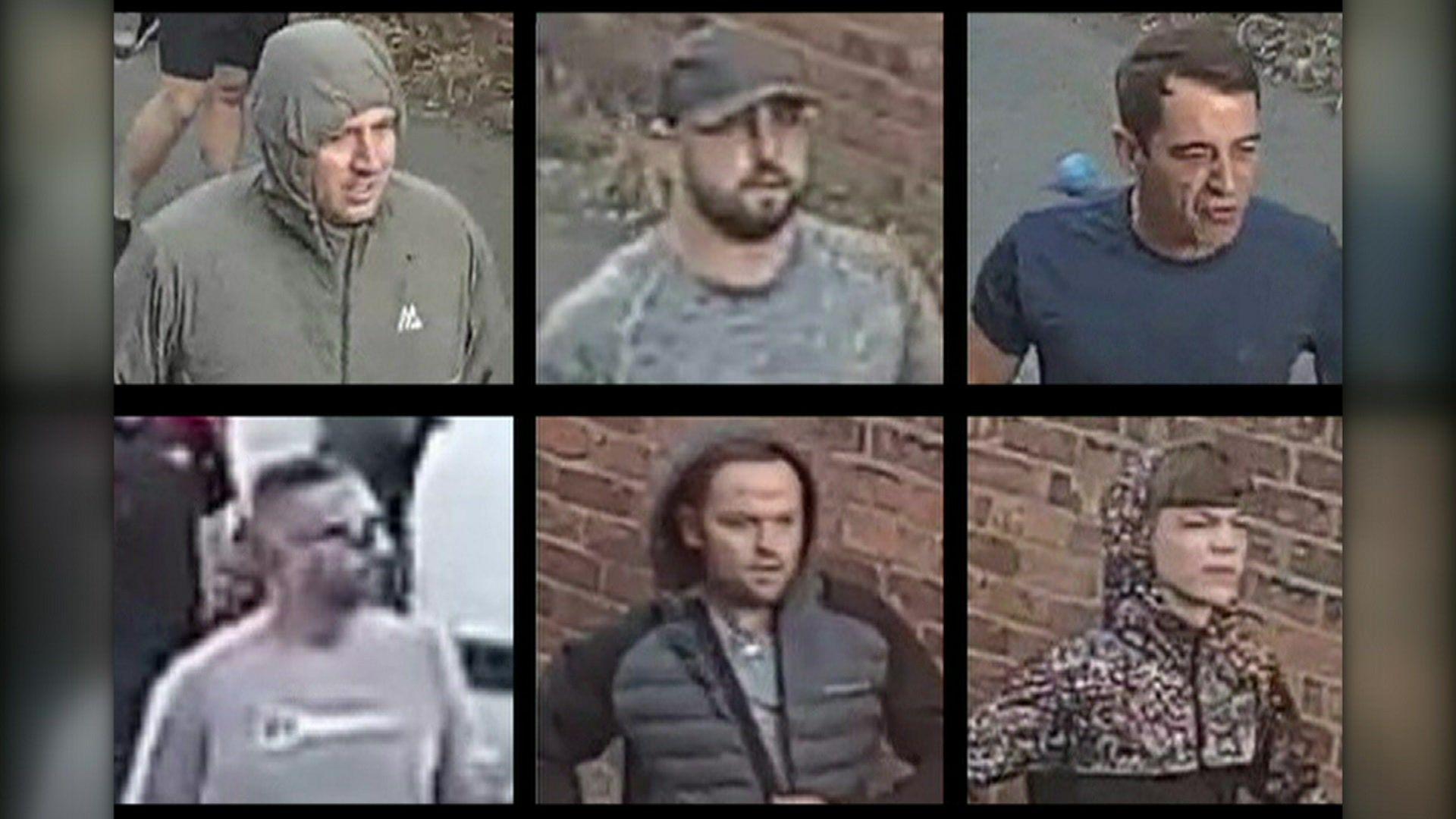 CCTV pictures of people Merseyside Police would like to speak to