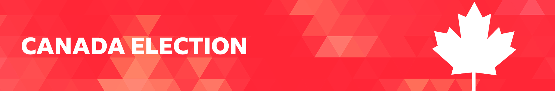 BBC banner graphic reads "Canada election" and features an image of a maple leaf