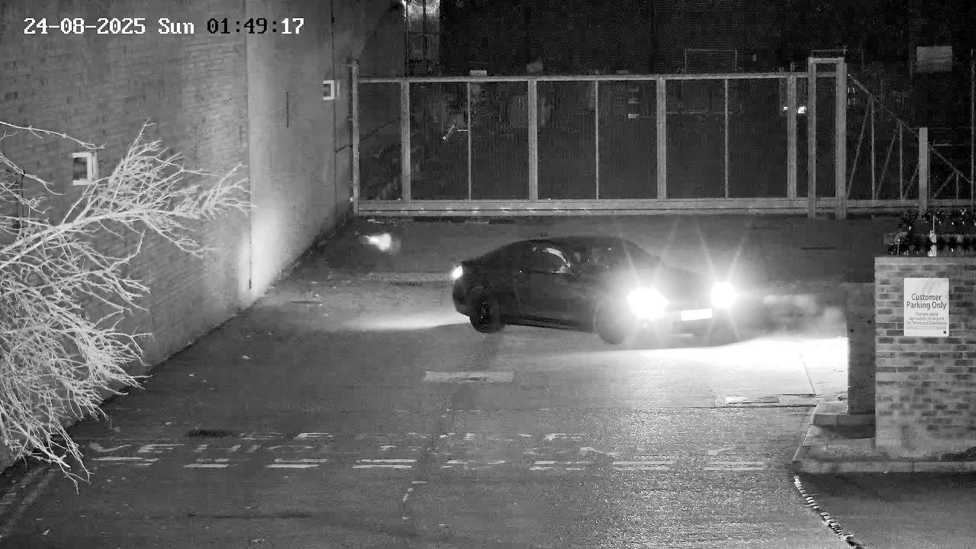 CCTV footage of the crime