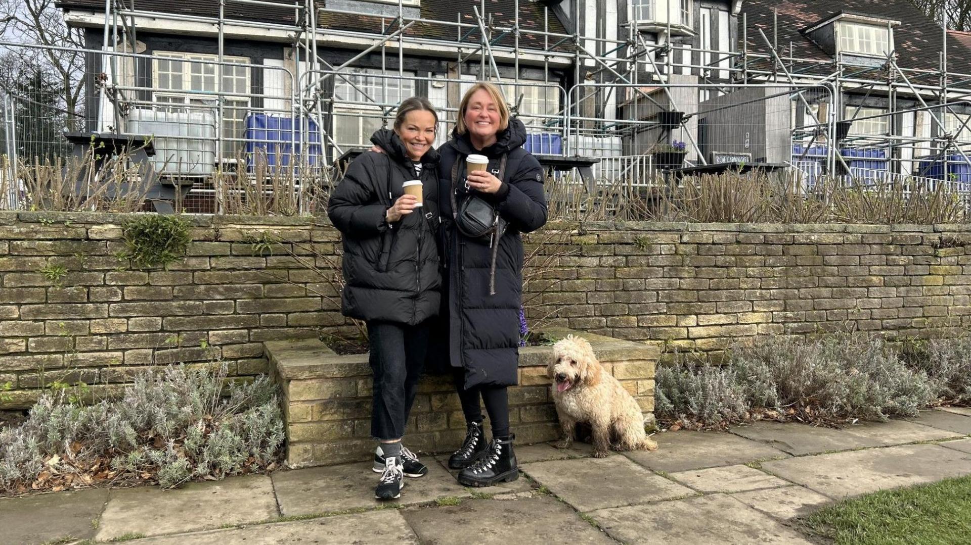 Julie Collins (left) and Kelsey Booth (right) - operators of the Rose Garden Cafe in Graves Park in Sheffield