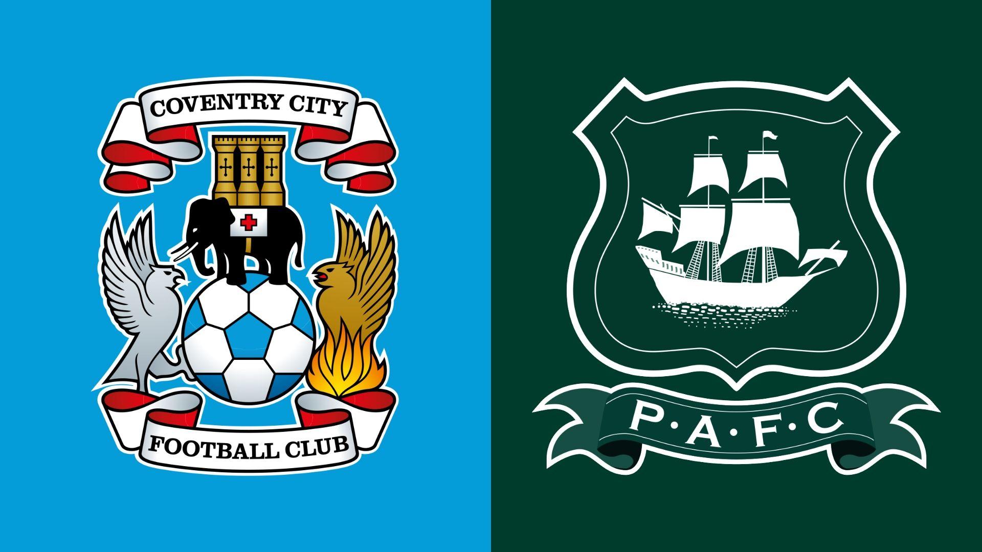 Coventry v Plymouth graphic