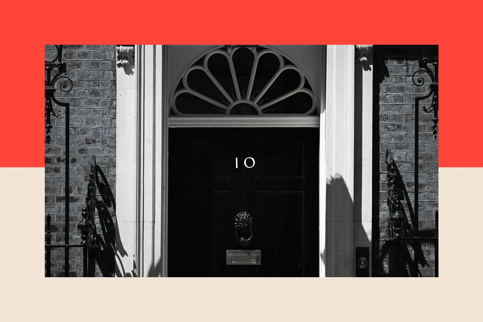 A views shows 10 Downing Street