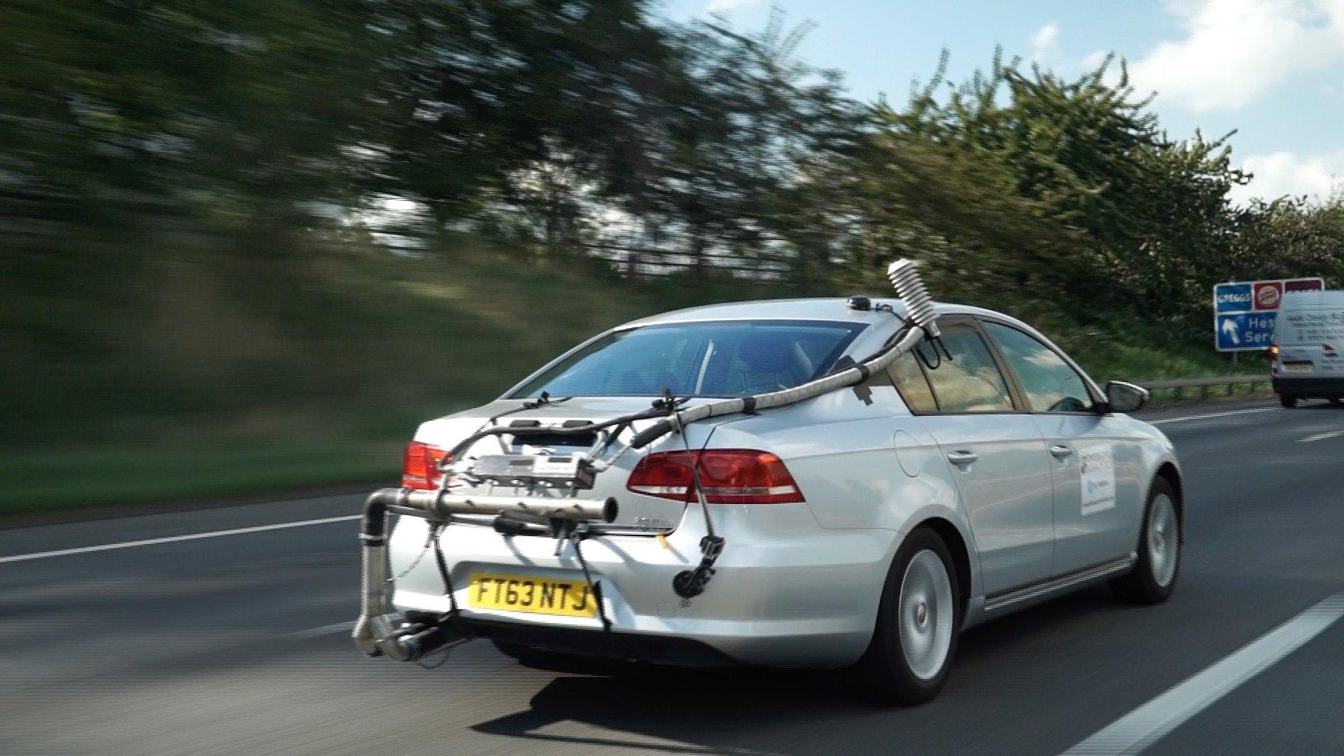 VW Passat being tested