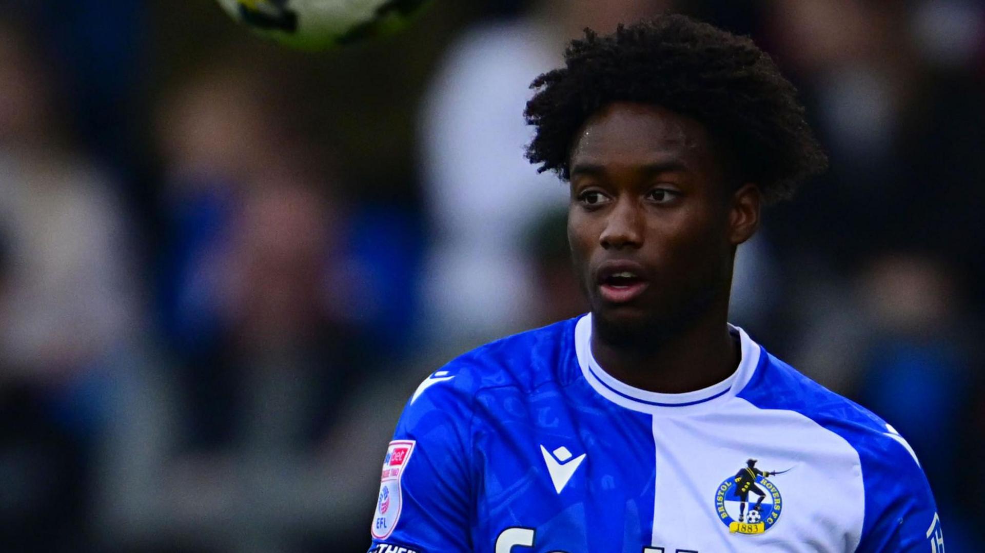 Bryant Bilongo in action for Bristol Rovers