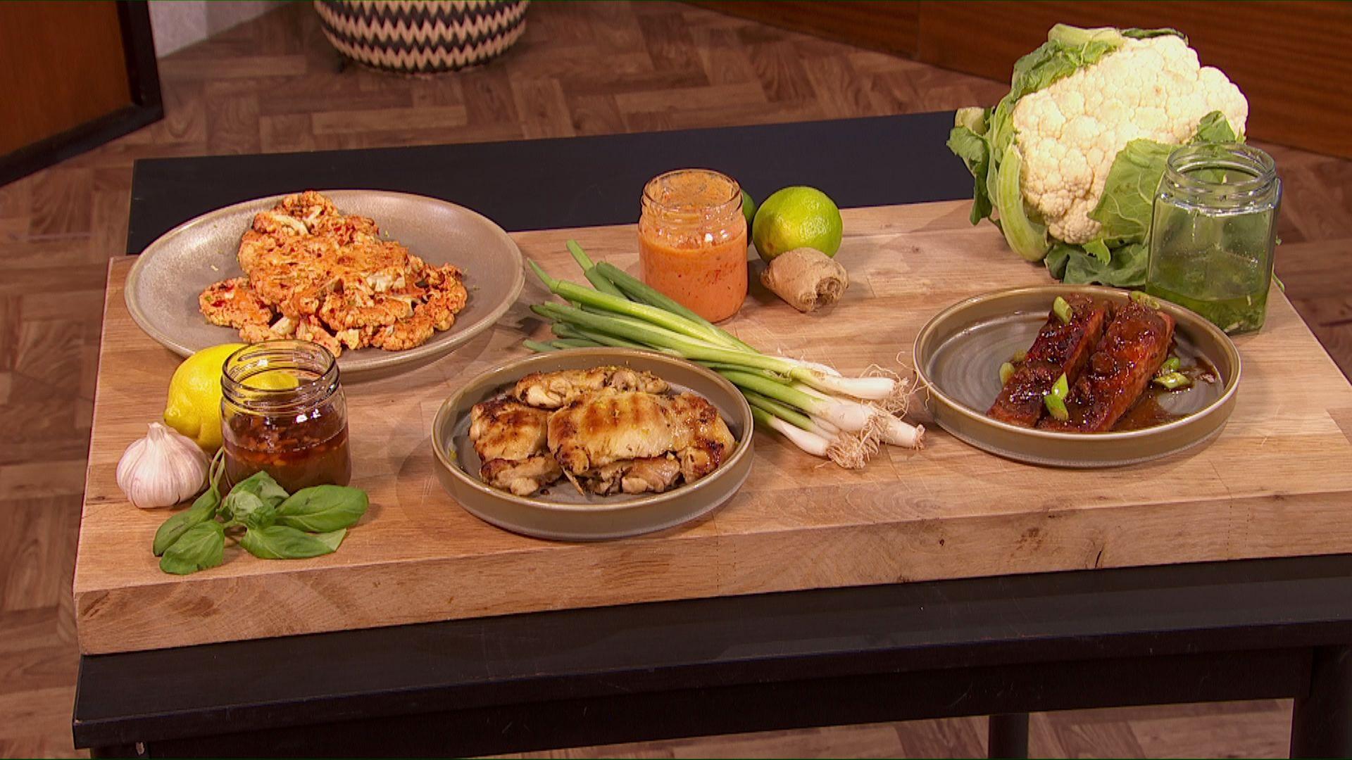 Morning Live cook Briony May Williams makes marinades to spice up your barbecues this summer.