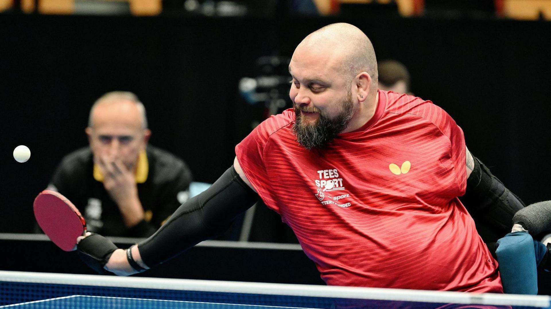 Rob Davies in action 