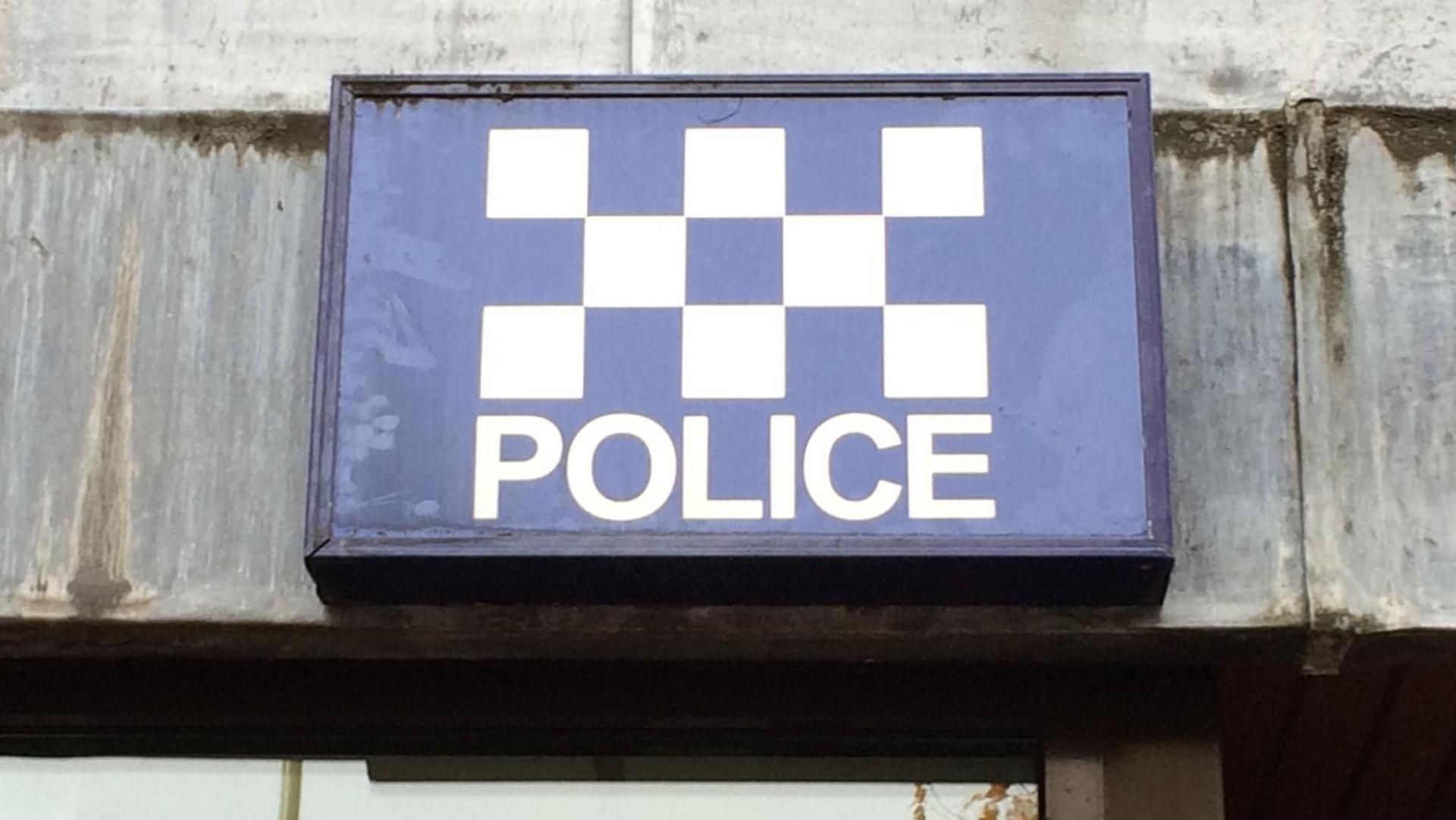 Staffordshire Police sign