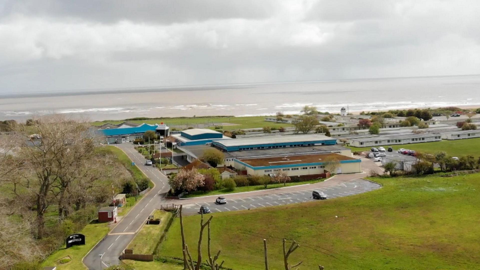 Aerial view of Pontins Pakefield