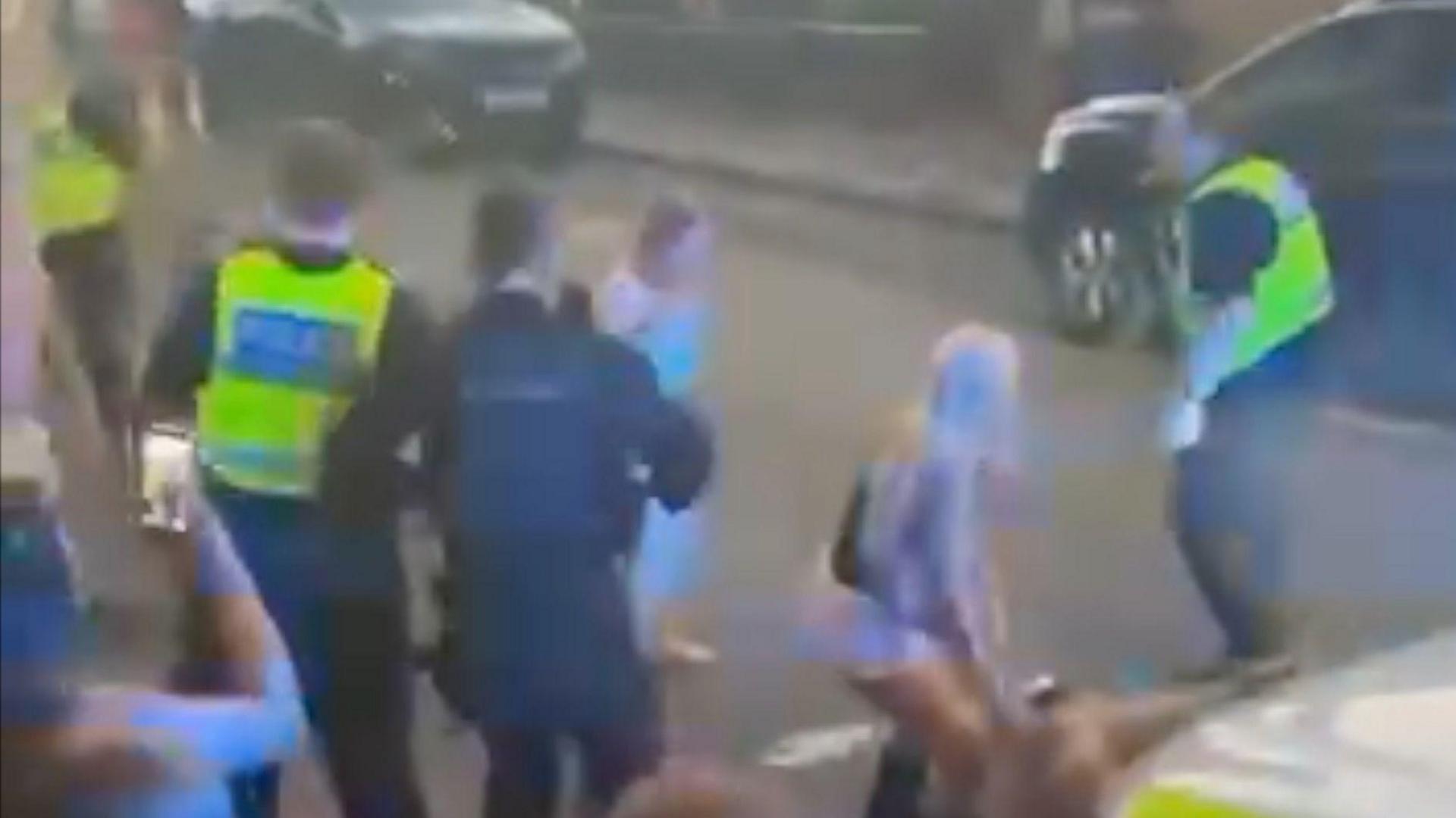 Rotherham police seen in video confronting teenage girls after party - BBC  News