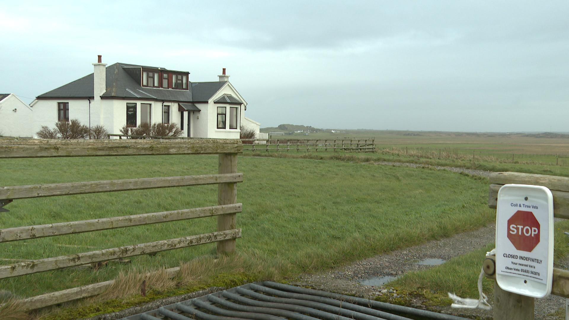 An t-ionad lighiche-sprèidh ann an Tiriodh