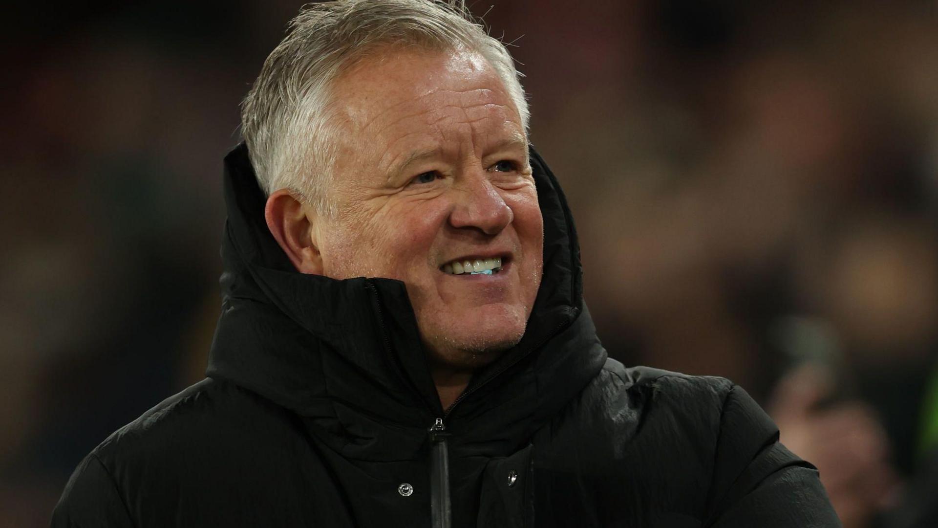Chris Wilder smiling