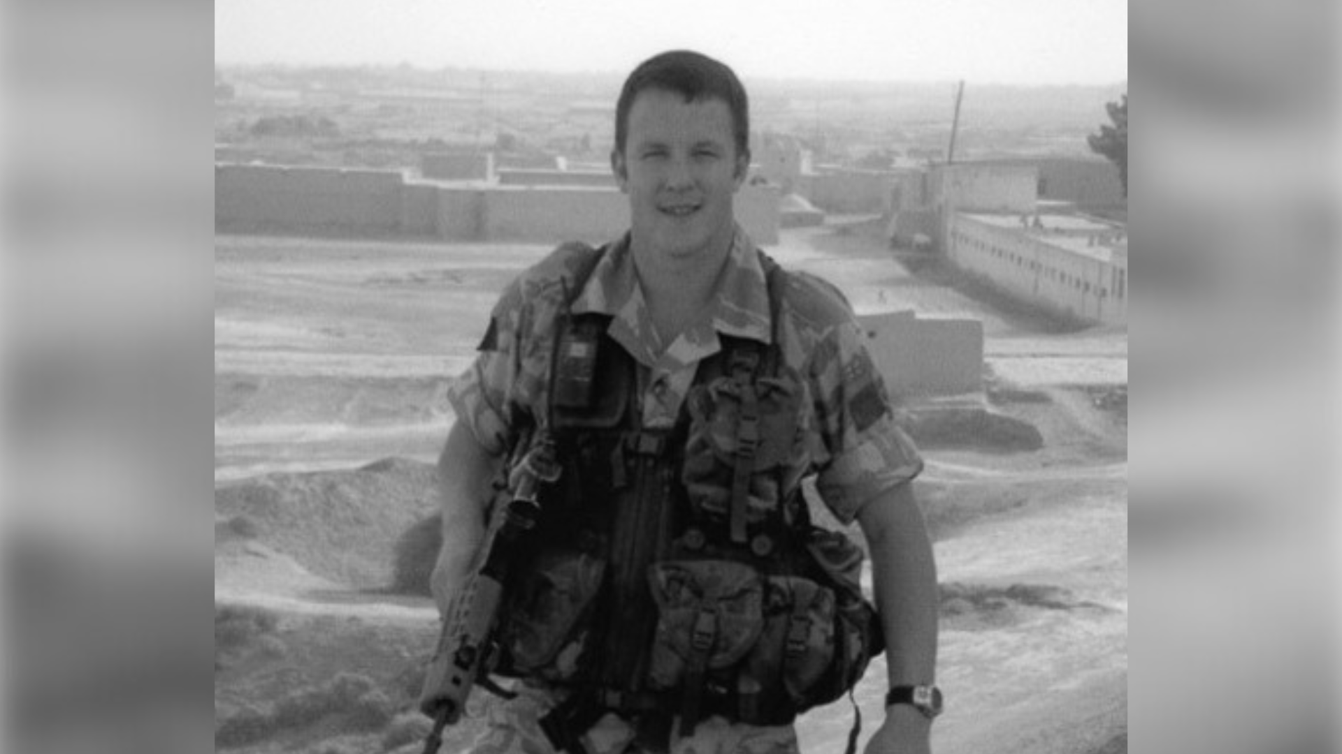 A photo of Sgt Craig Brelsford when out in the field.