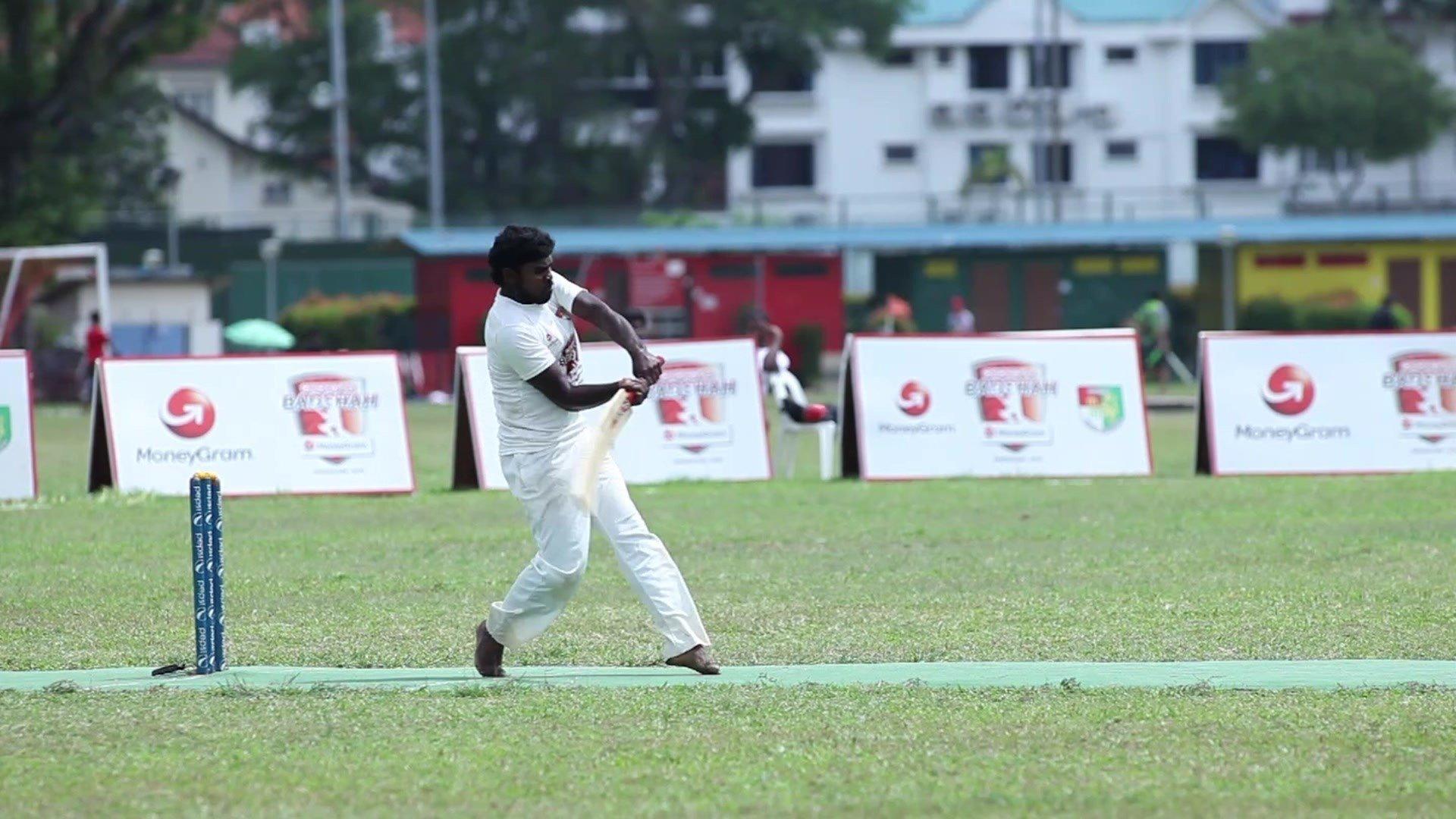 Cricket player in Singapore