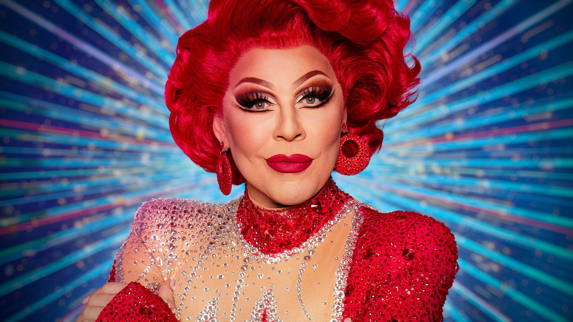 Strictly Come Dancing contestant La Voix smiles